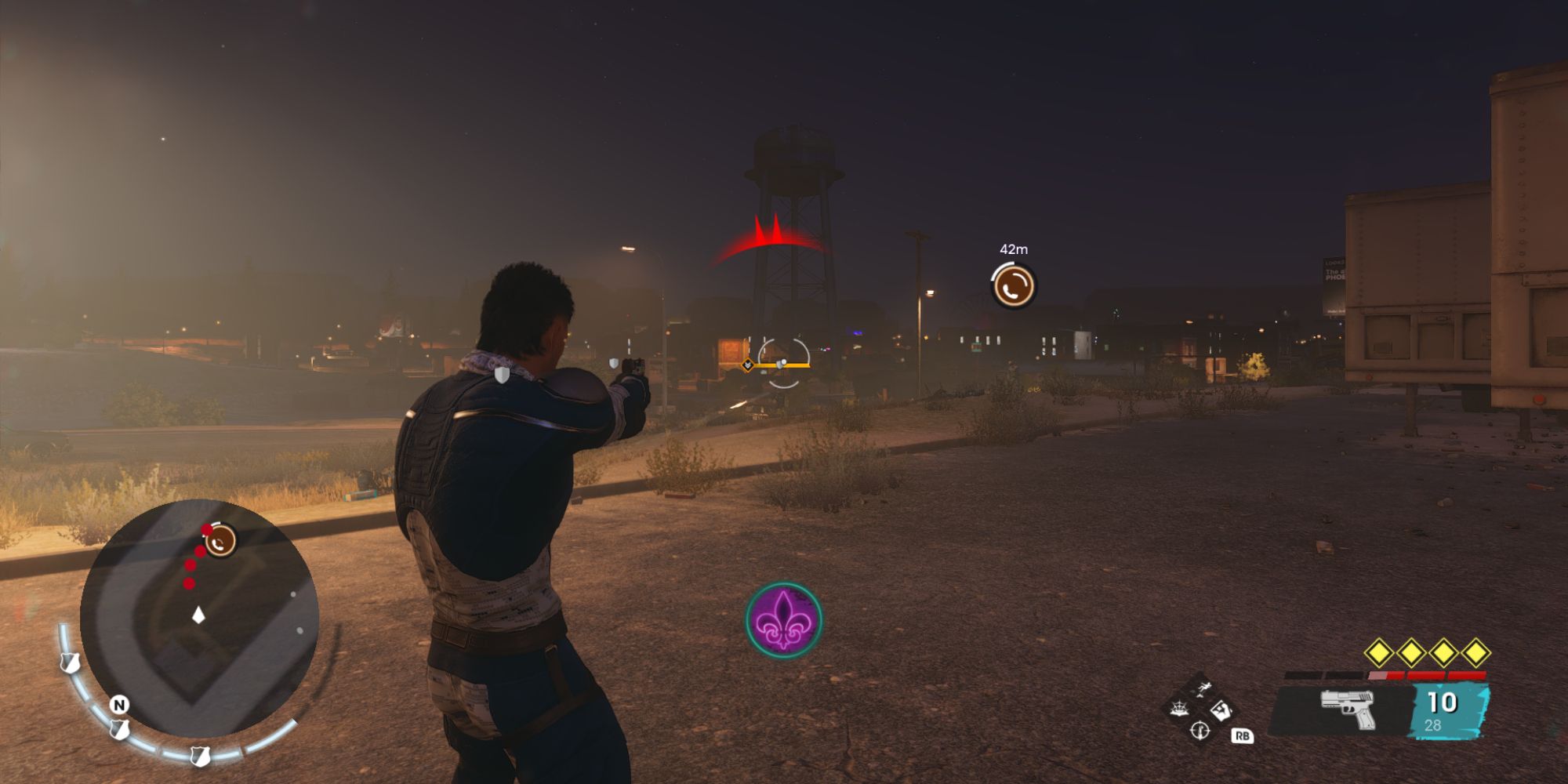 Saints Row Screenshot Of Calling Reinforcements