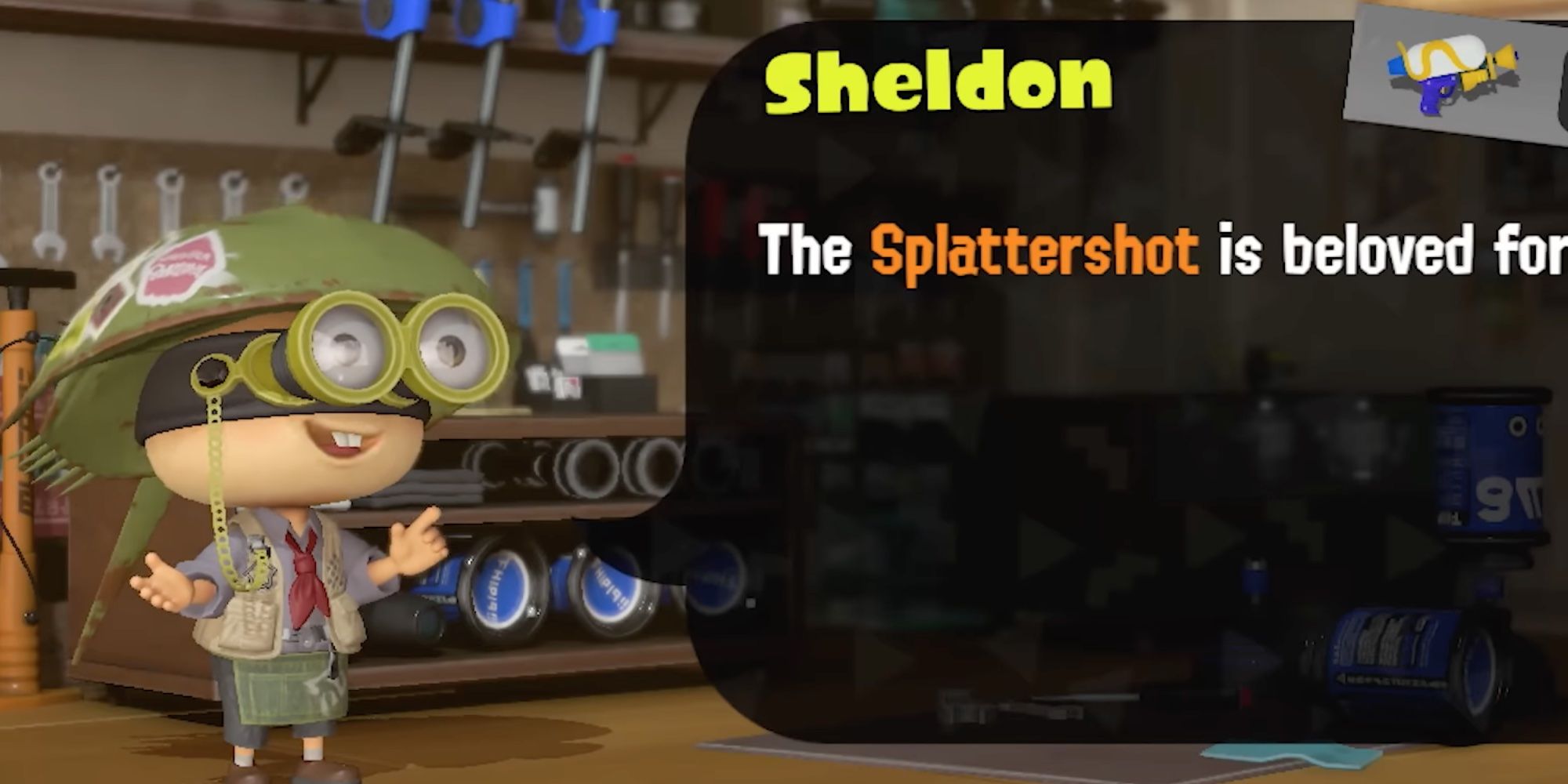 Sheldon from Splatoon 3