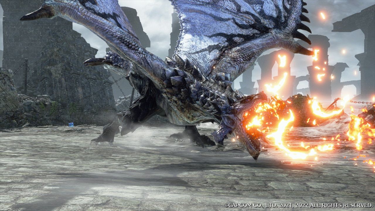 Silver Rathalos Roaring