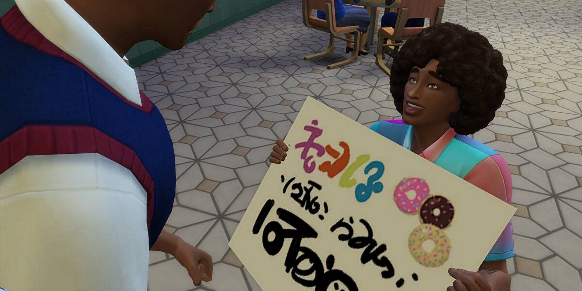 Sims 4 High School Years Prom Promposal Sign Proposal Event Proposing Painting
