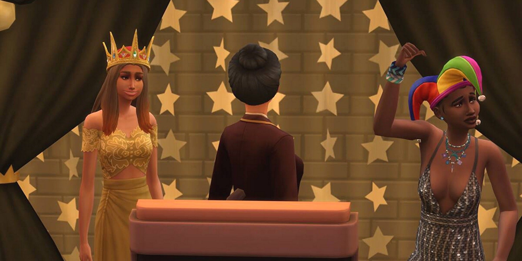 Sims 4 High School Years Prom Royalty Jester Court Principal Stage Award Crown Crowns
