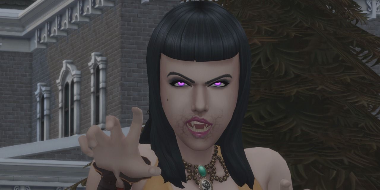 Sims 4 Lilith Vatore in Vampire Form from the sims 4 vampires for our sims 4 best townies to marry list