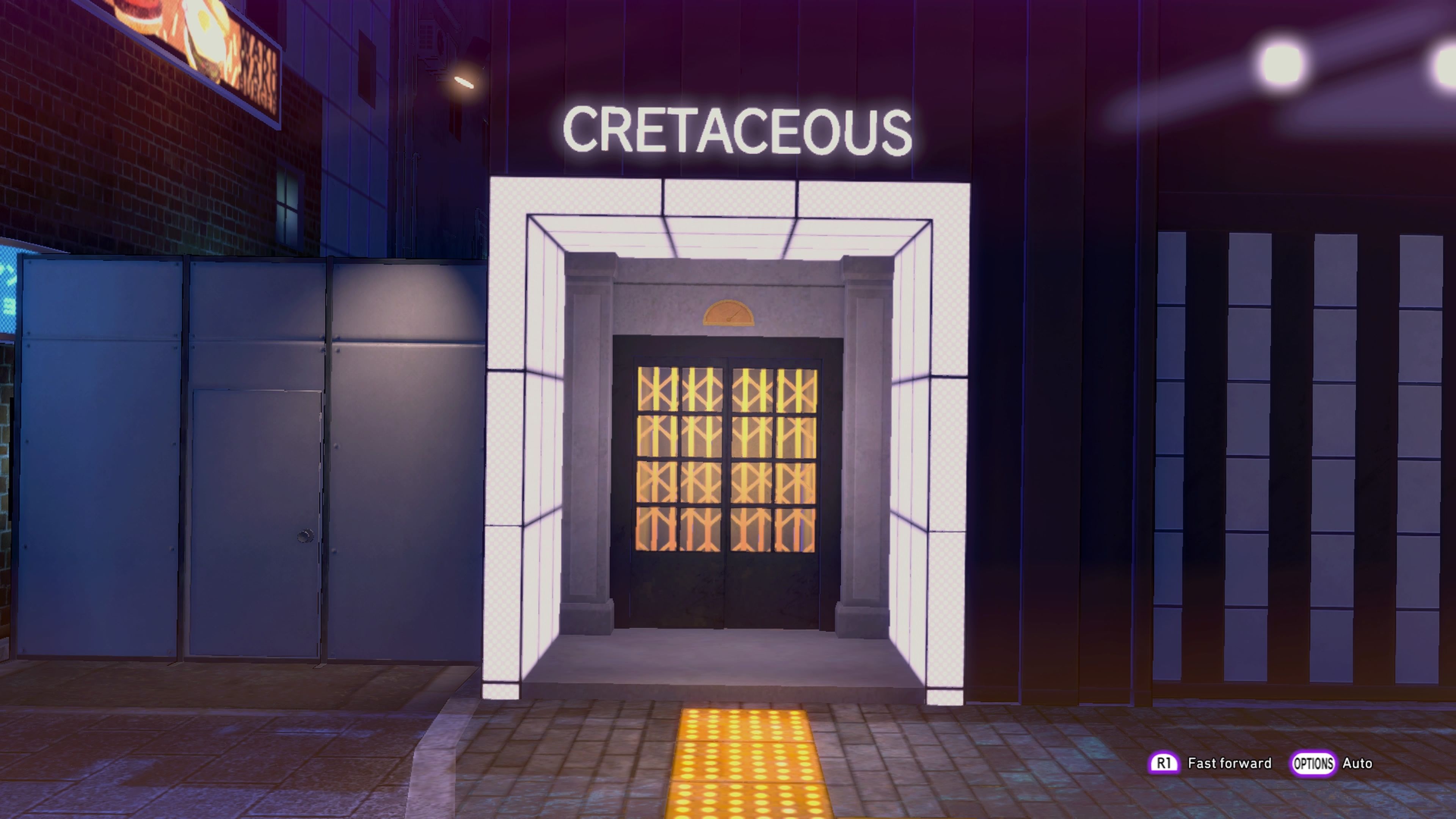Soul Hackers 2 Club Cretaceous doorway