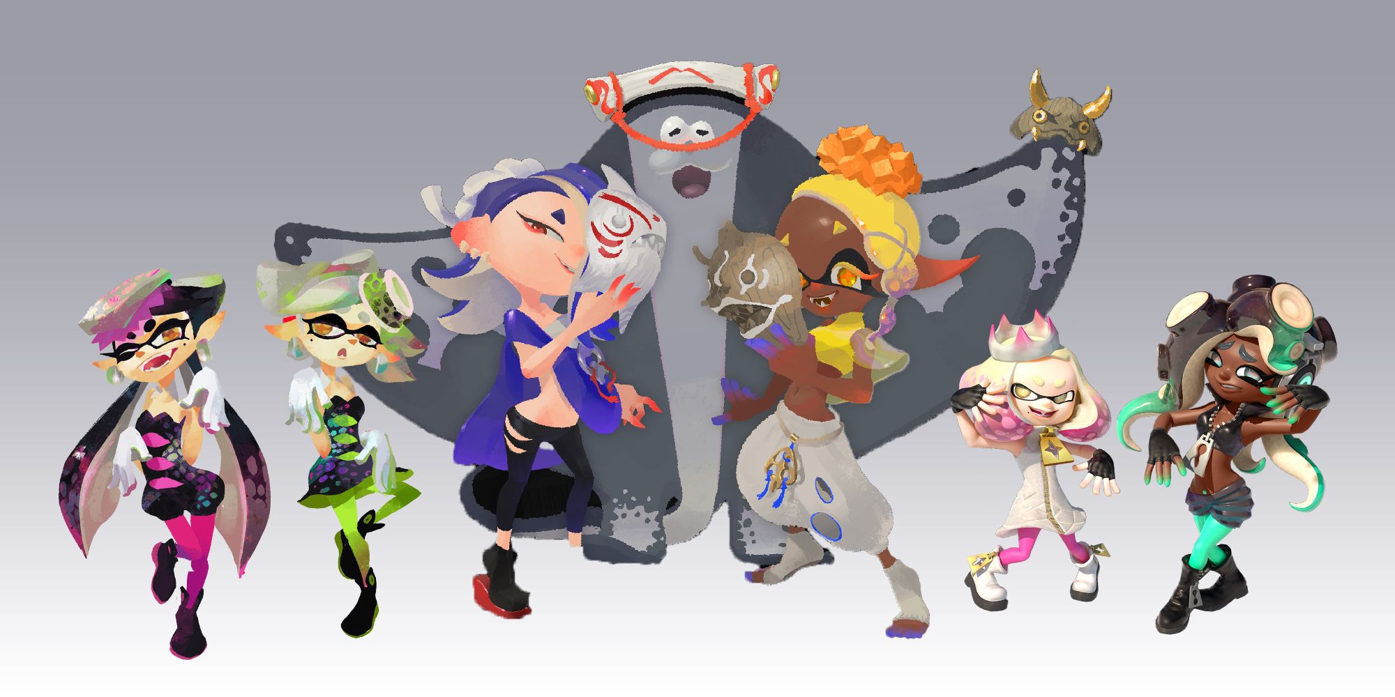 Splatoon mascots