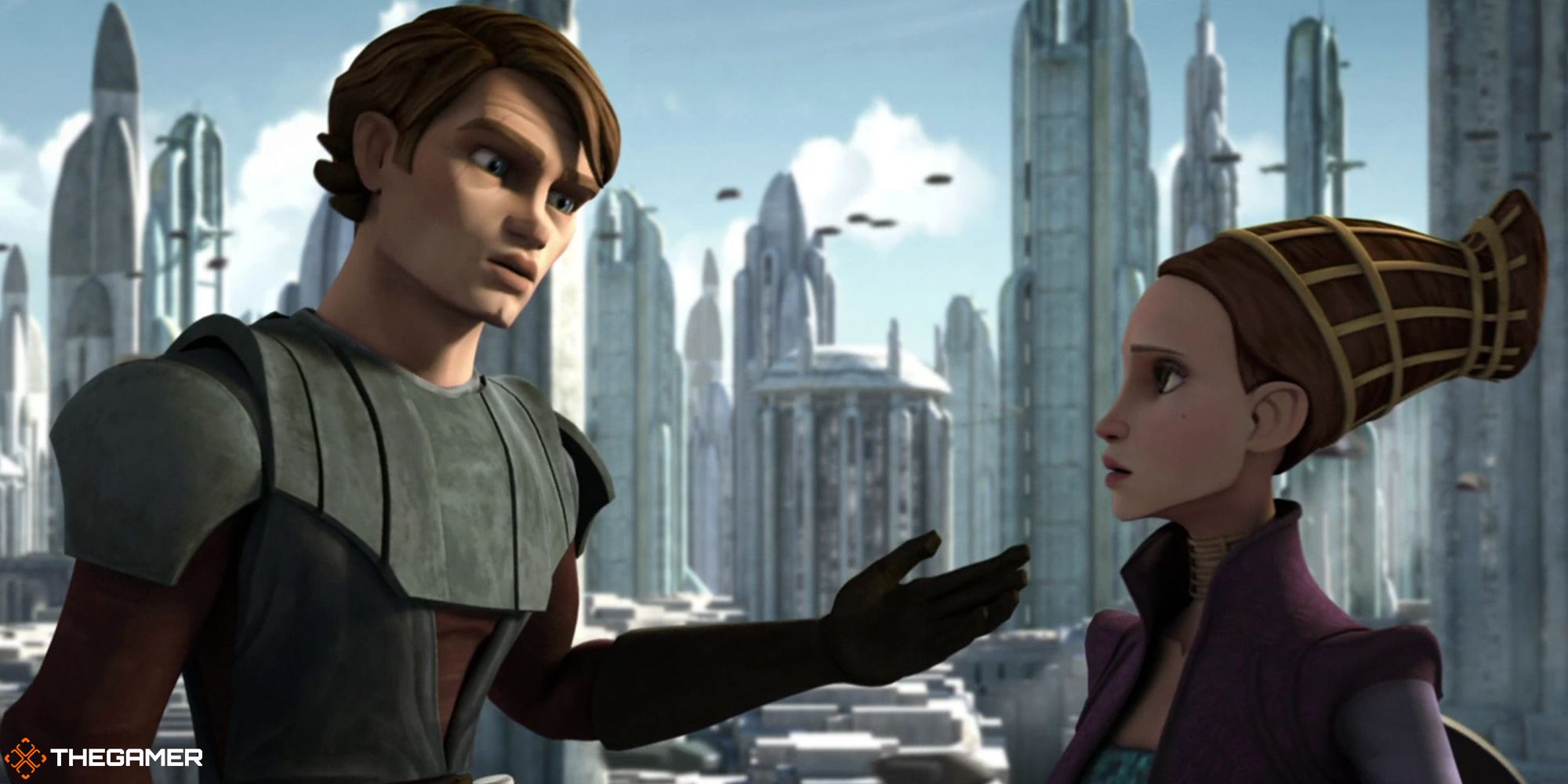Star Wars The Clone Wars - Padme and Anakin talk