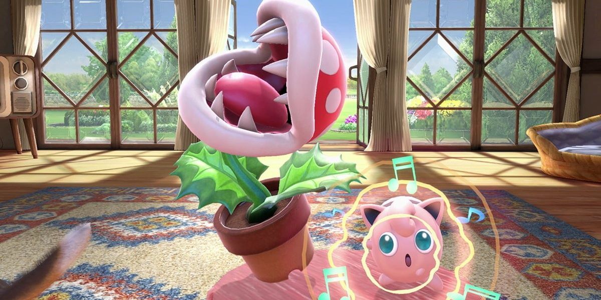 Super Smash Bros Jigglypuff Singing Piranha Plant