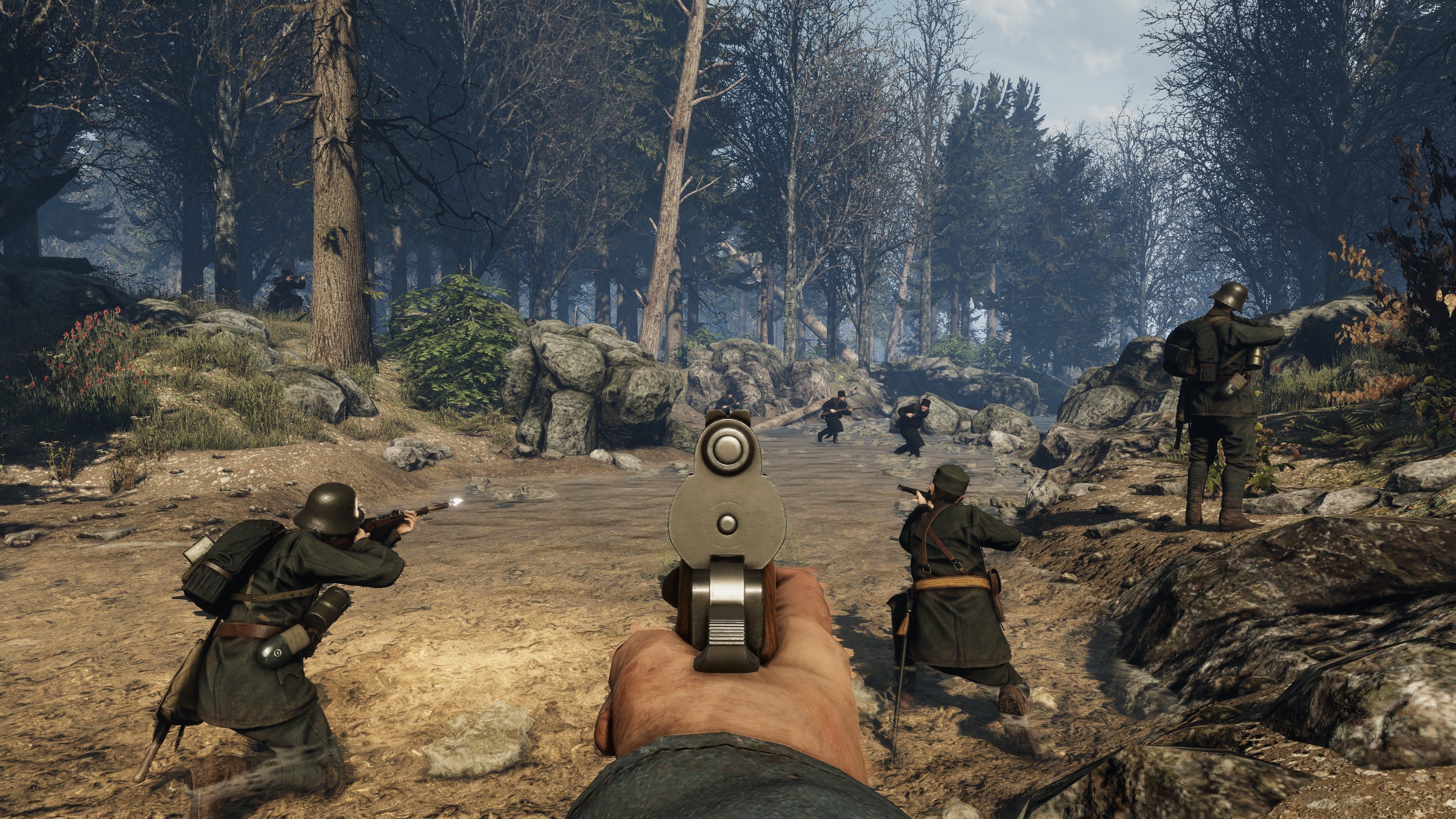Tannenberg Firefight in Dry Riverbed (Press Release 06) 