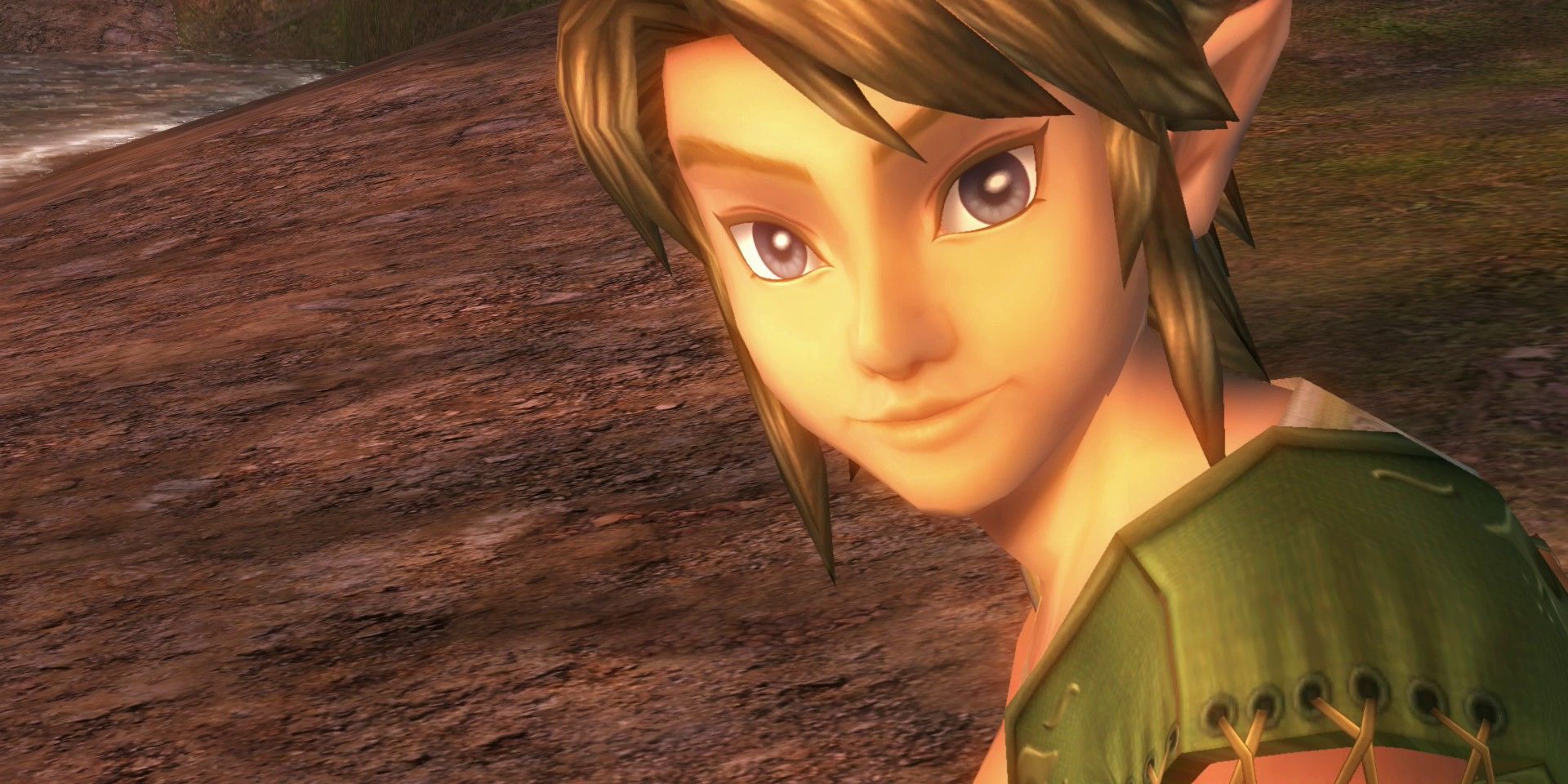 The Legend of Zelda Twilight Princess Link smiling