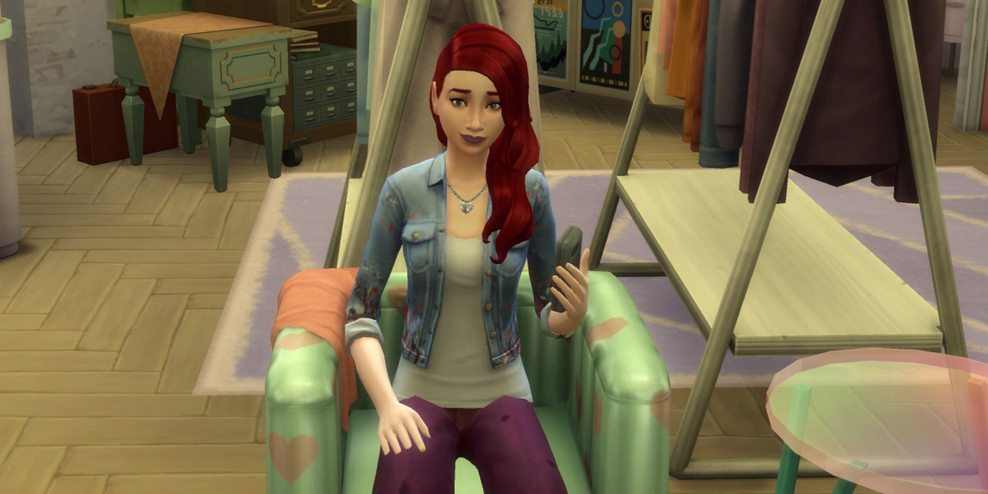 The Sims 4 Depop Create A Sim High School Stories Internetgirl Necklace