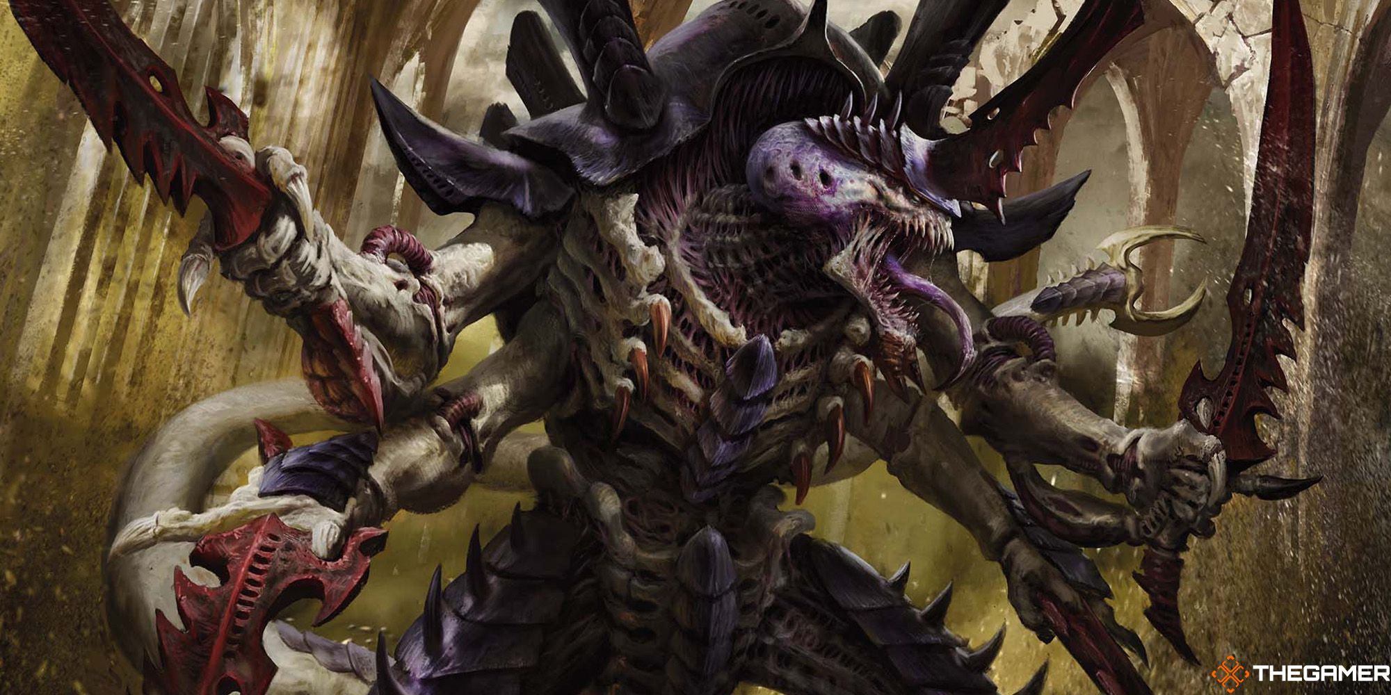 Magic: The Gathering Reveals Art For The Three Remaining Warhammer 40,000  Commanders