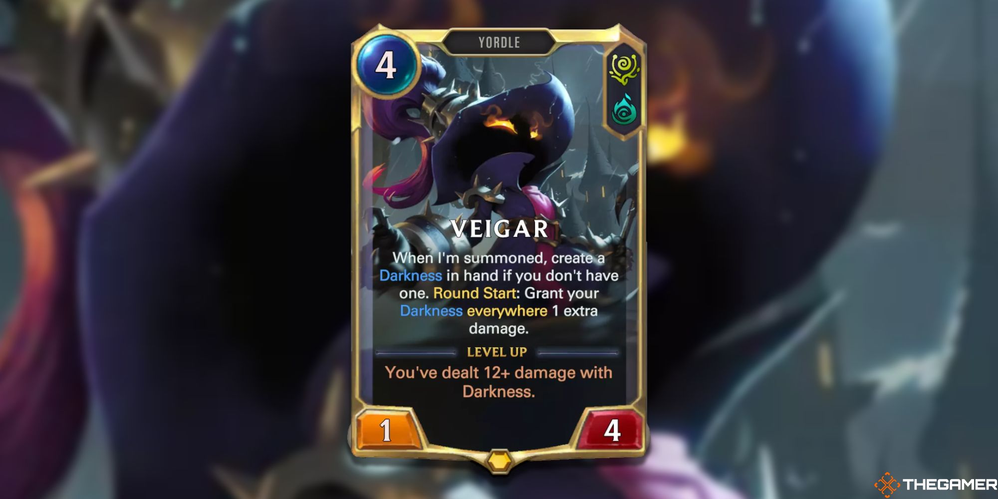Legends of Runeterra Veigar rank one card 
