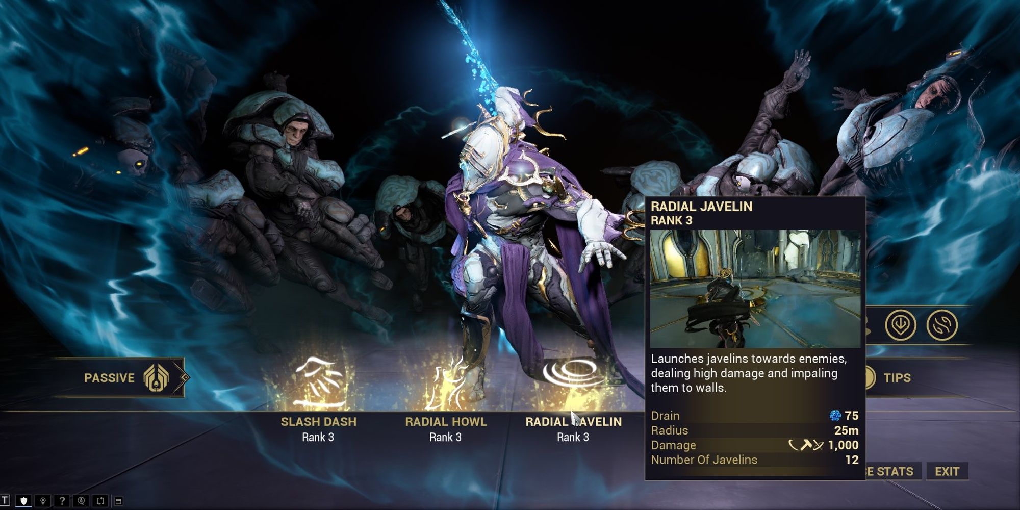 Warframe excalibur umbra beam deals weapons