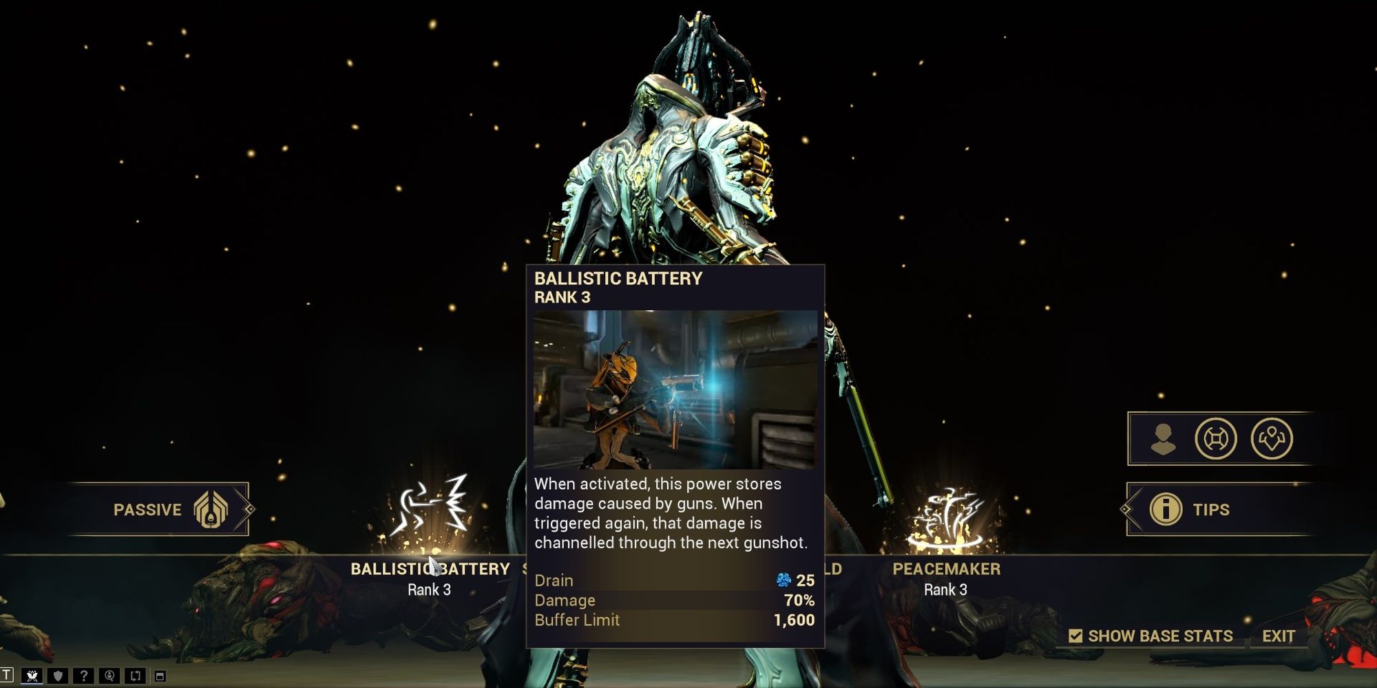 Warframe Mesa Ballistic Battery