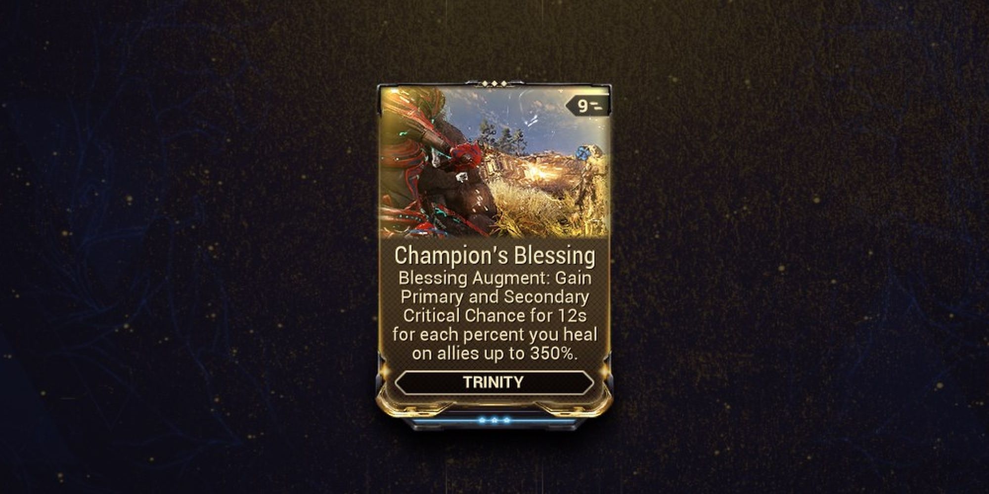 Warframe Trinity Augment Champion's Blessing