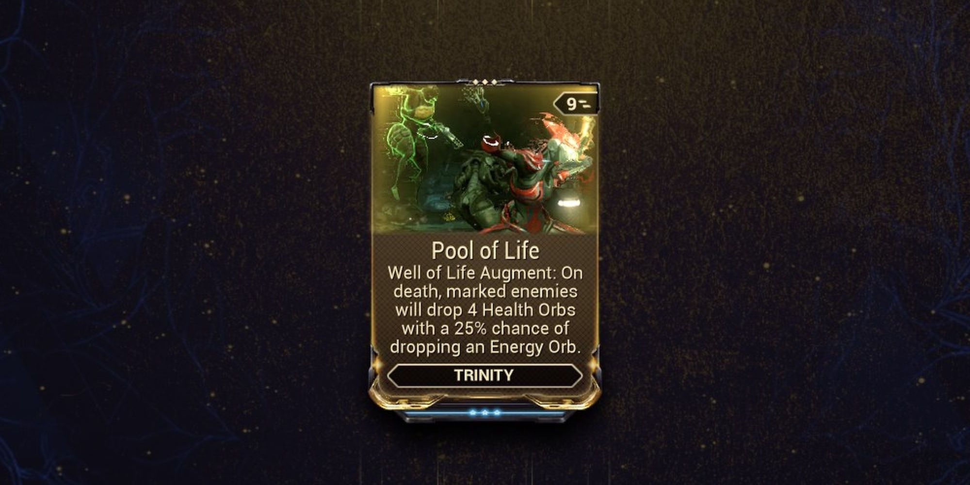Warframe Trinity Augment Pool Of Life