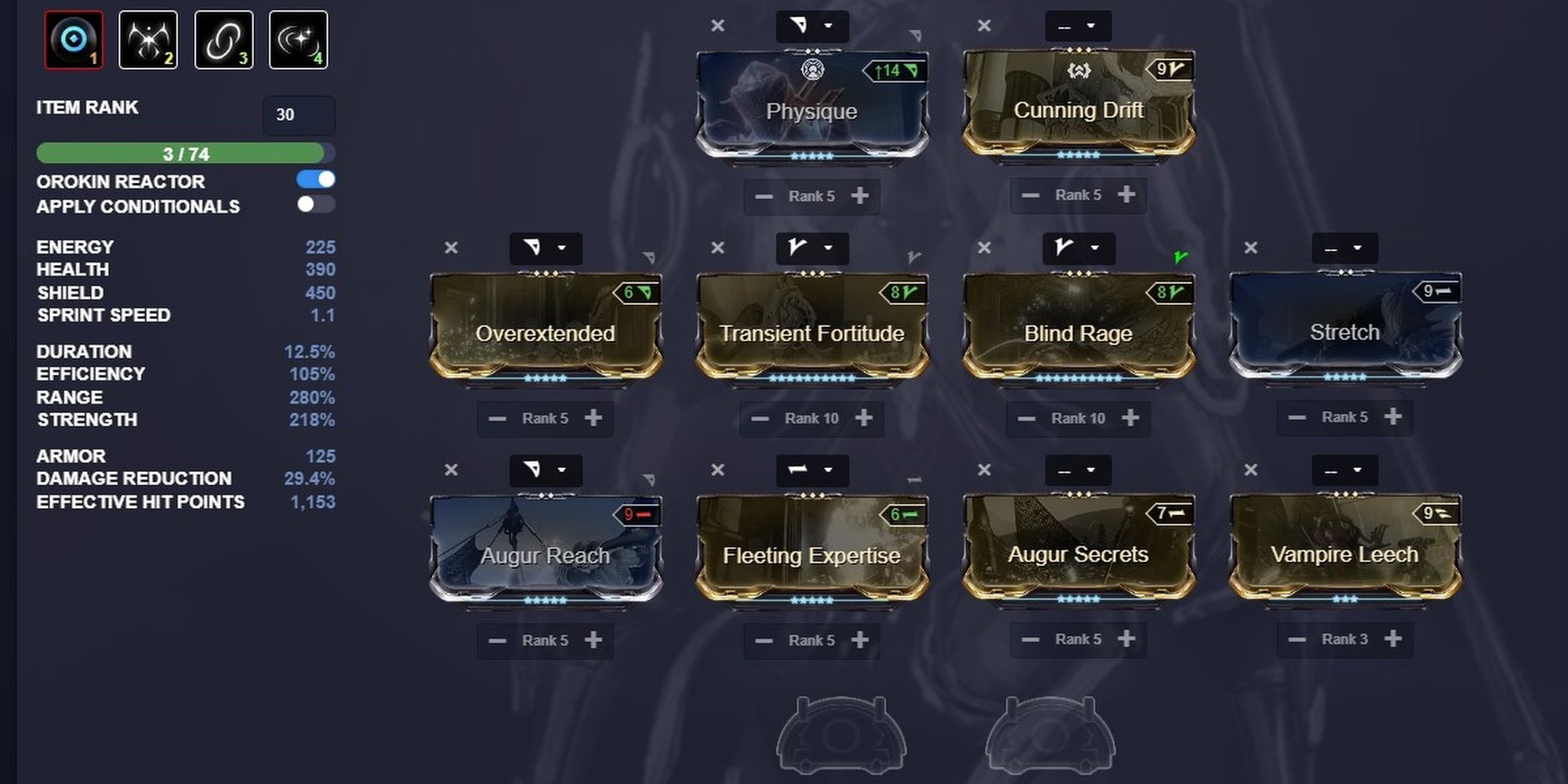 Warframe Trinity Energy Vampire Build