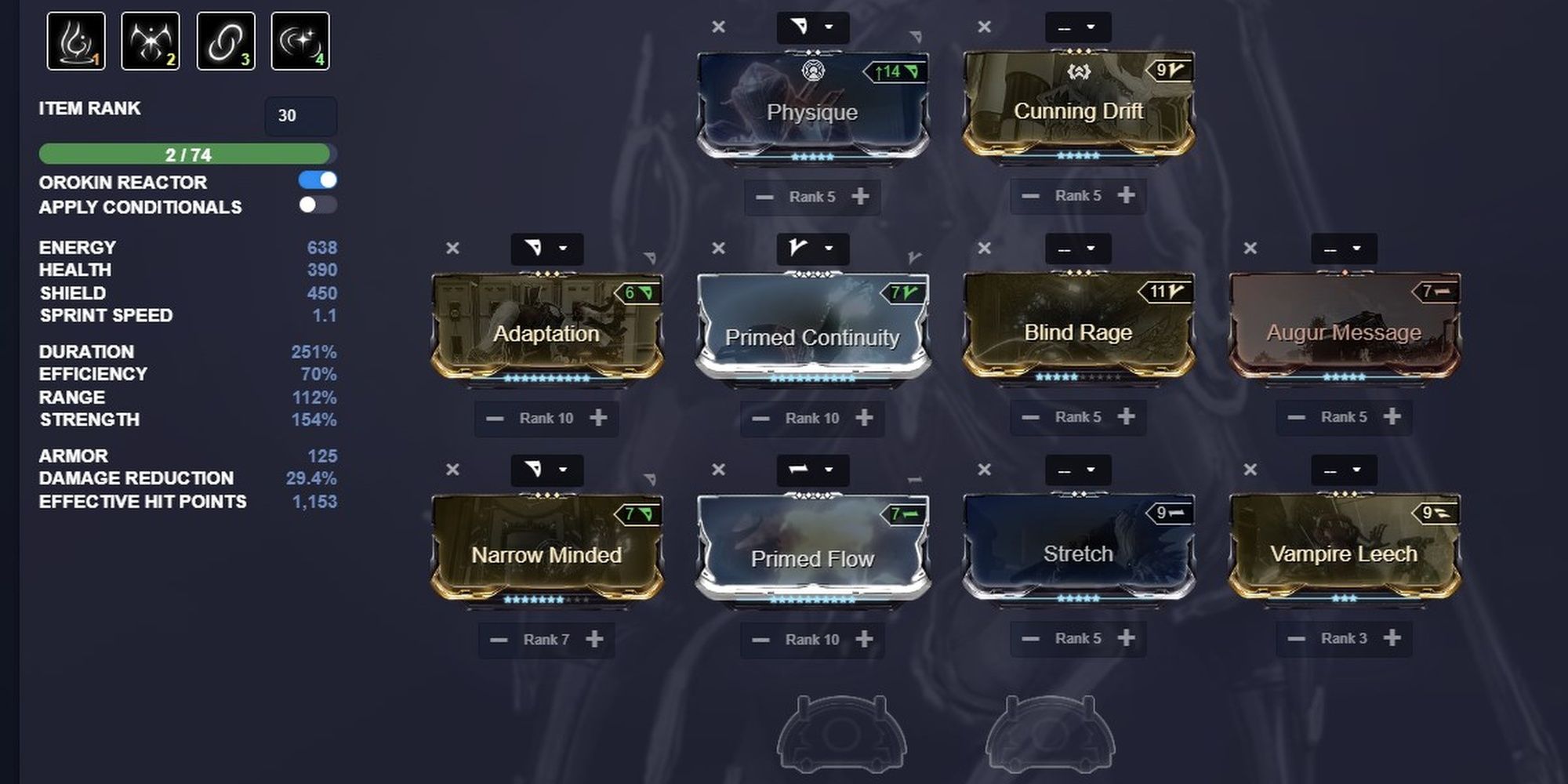 Warframe Trinity Starter Build