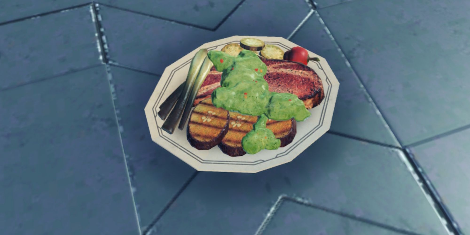 Stringy-Wingy Veggie Laclati Meal in Xenoblade Chronicles 3