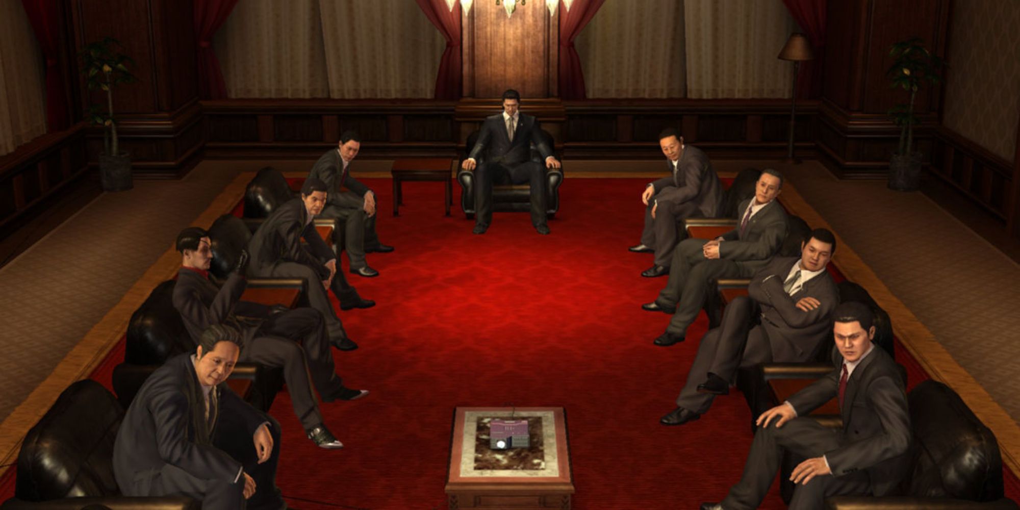 Yakuza Screenshot Of Tojo Clan Meeting