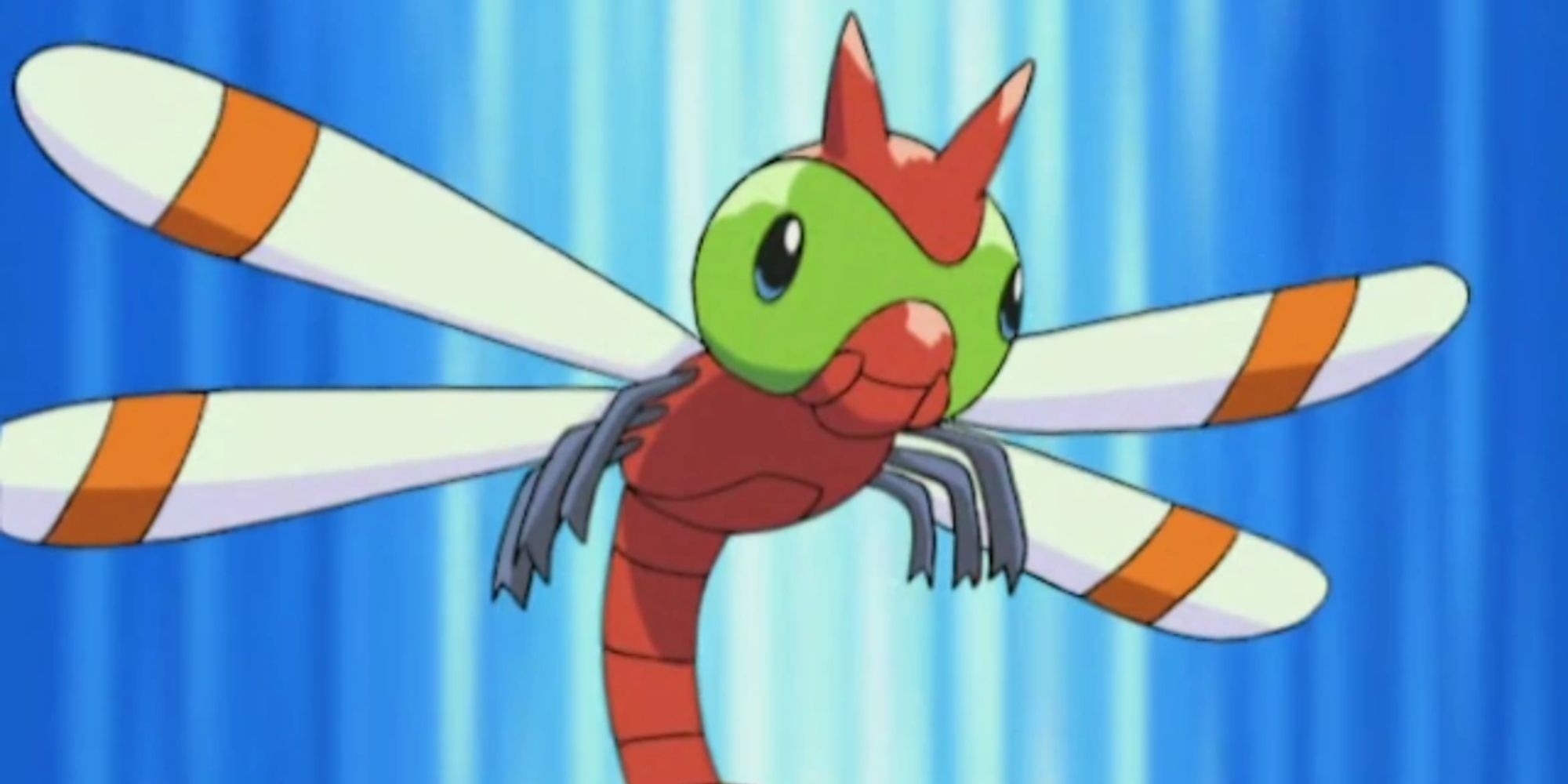 Yanma flying in the pokemon anime