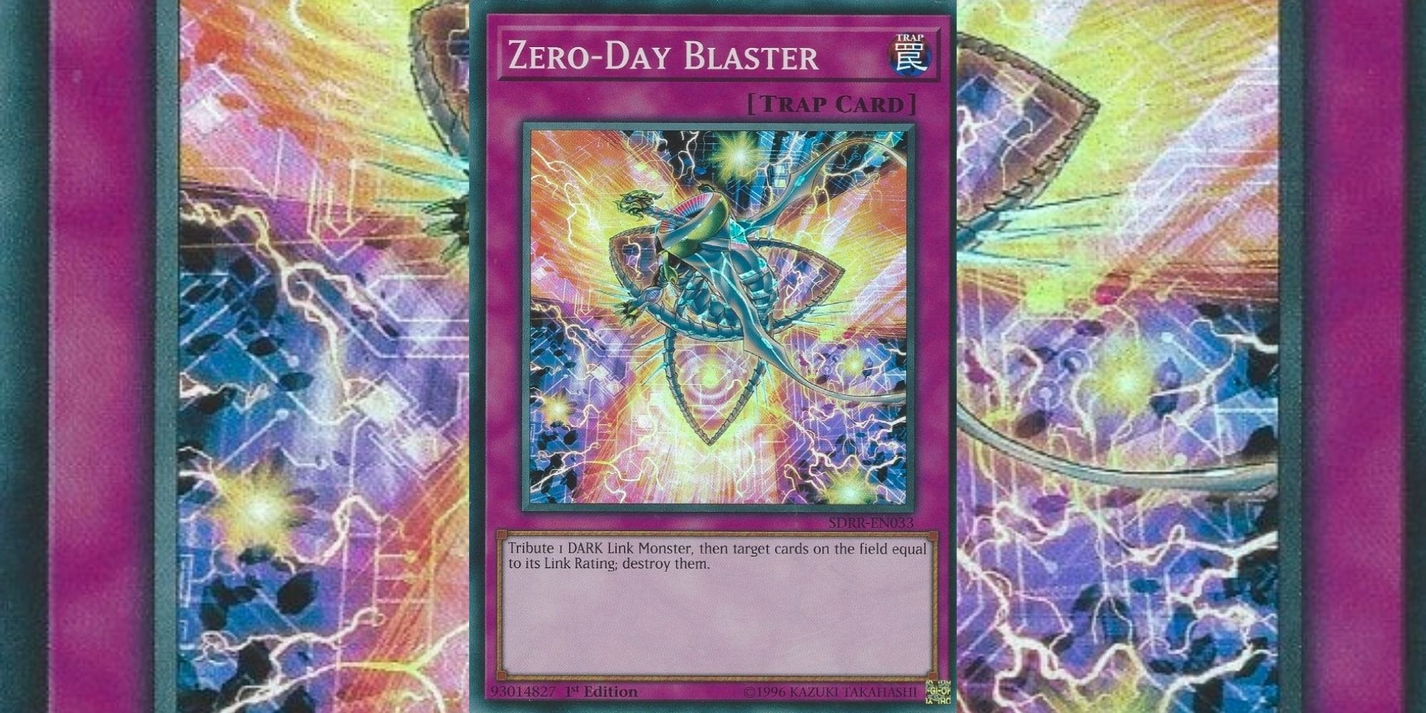 Zero-Day Blaster card in Yu-Gi-Oh! 