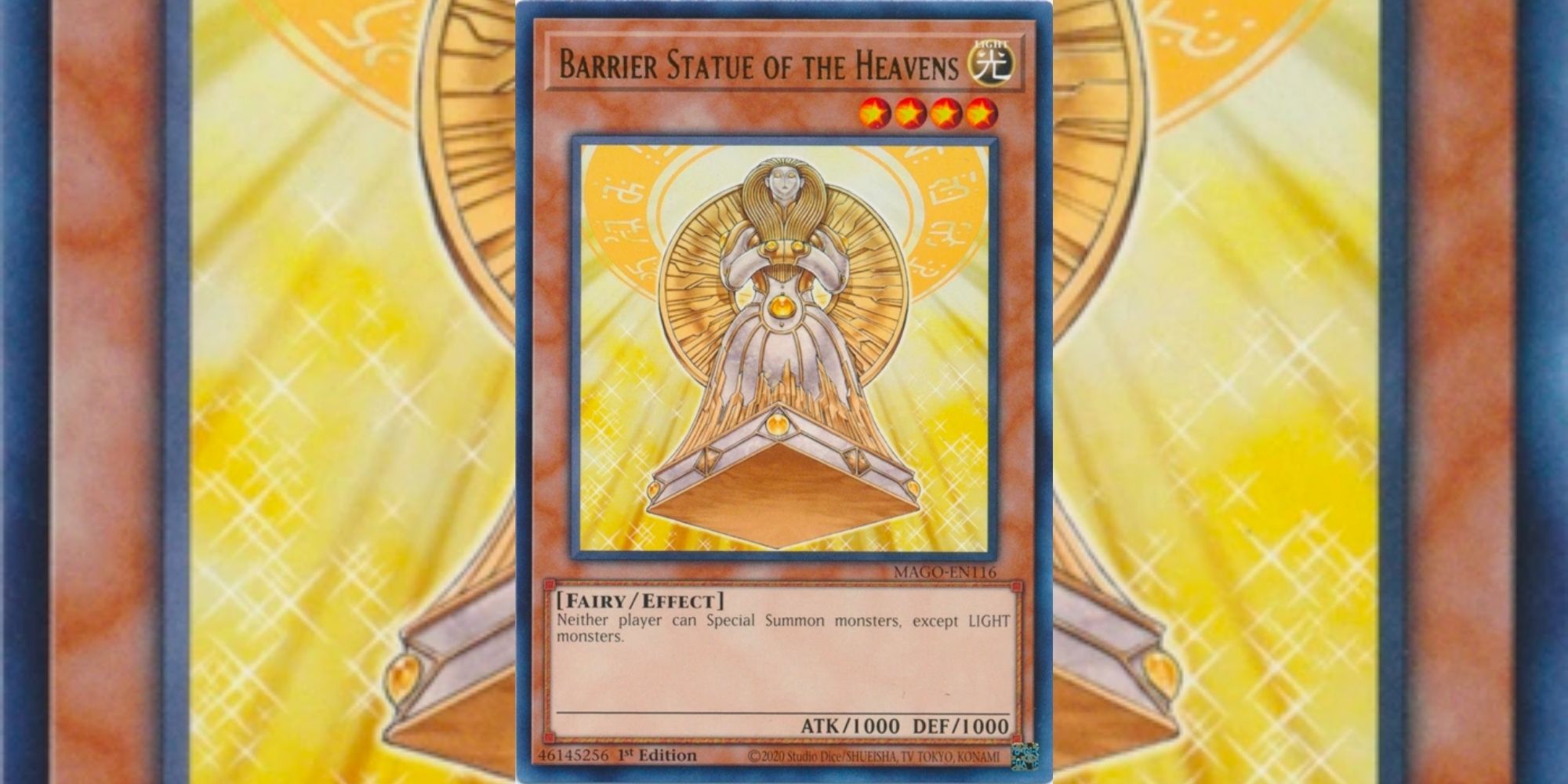 Barrier Statue of the Heavens card in Yu-Gi-Oh!