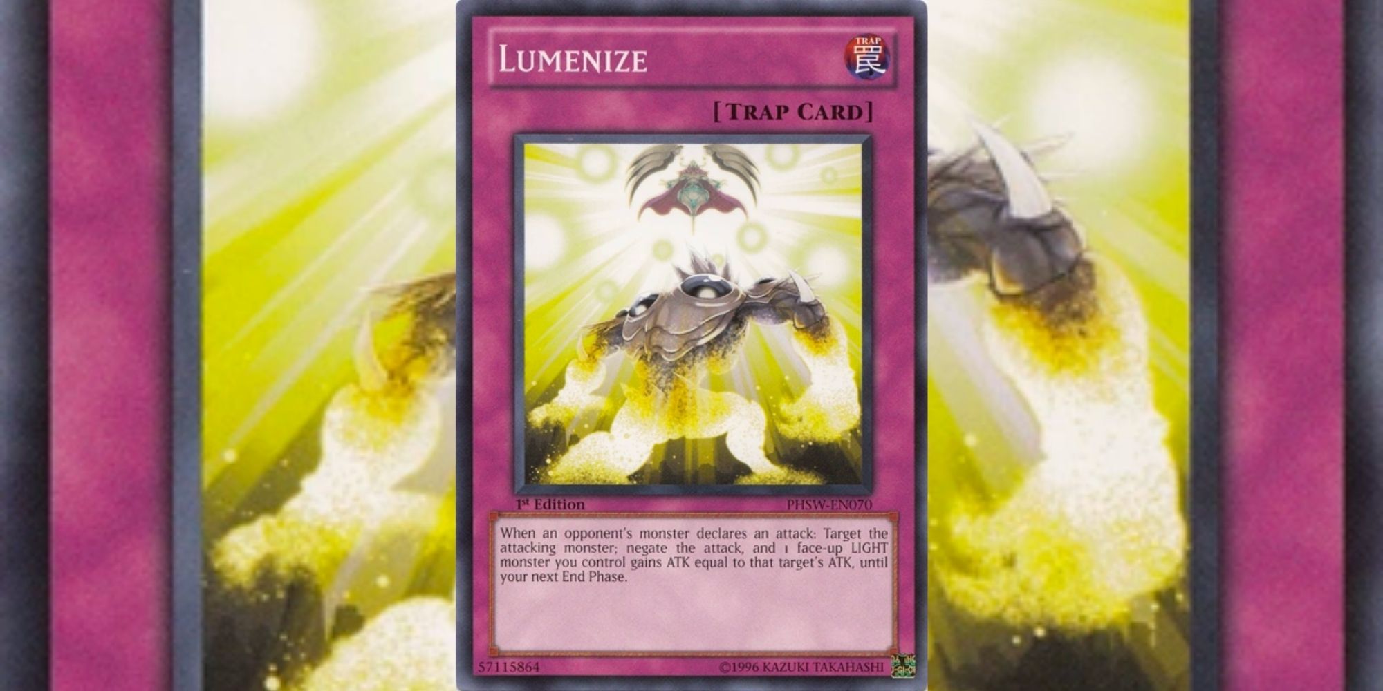Lumenize card in Yu-Gi-Oh!