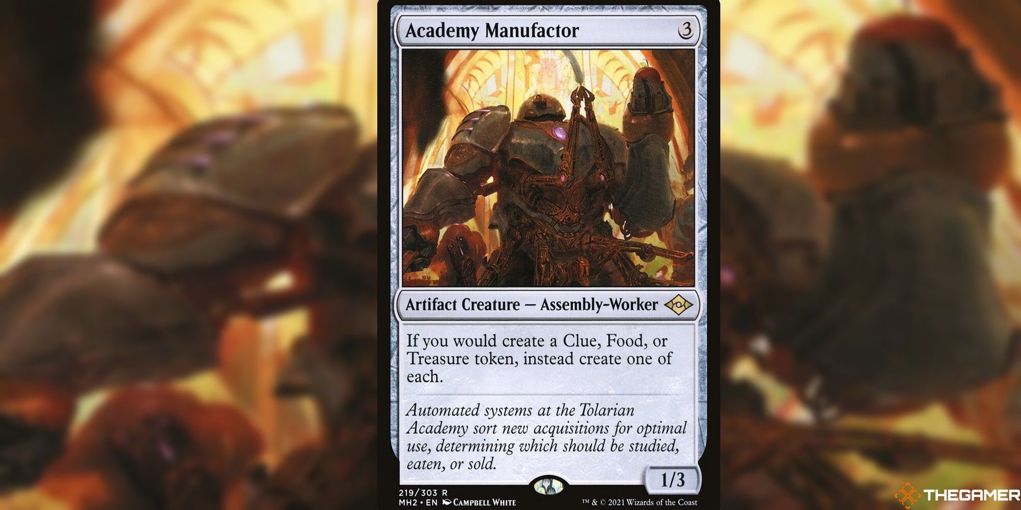 academy manufactor full card and art background