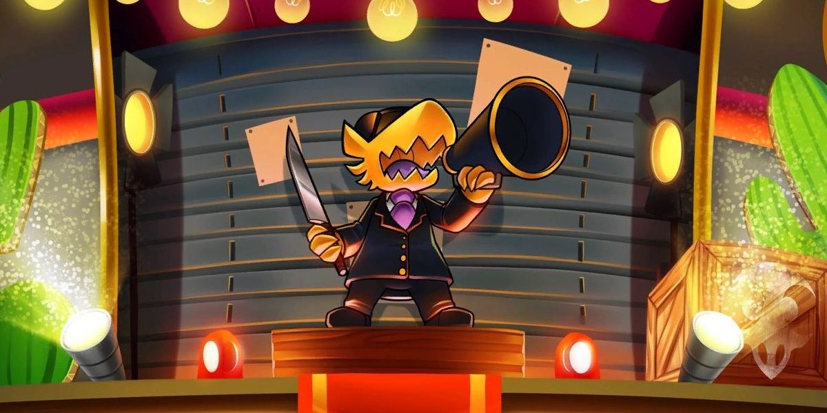 Conductor battle screen from A Hat in Time