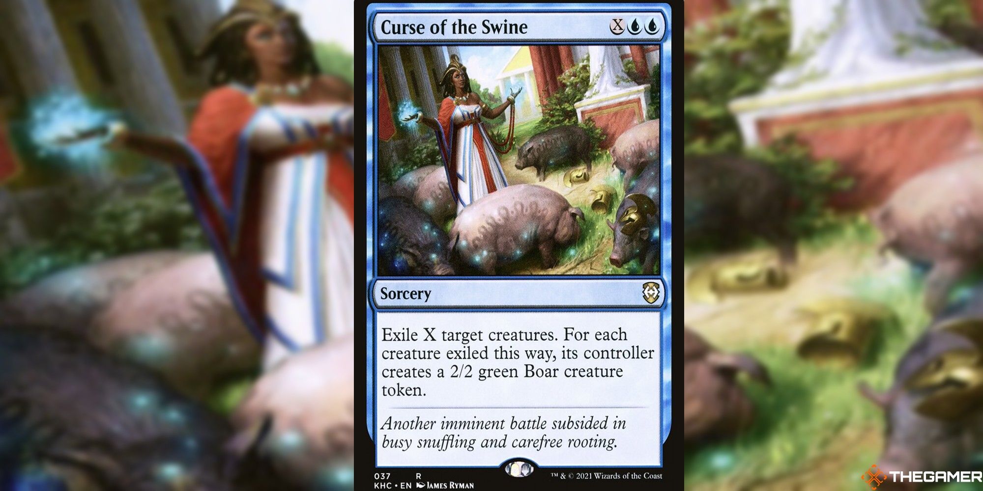 curse of the swine full card and art background