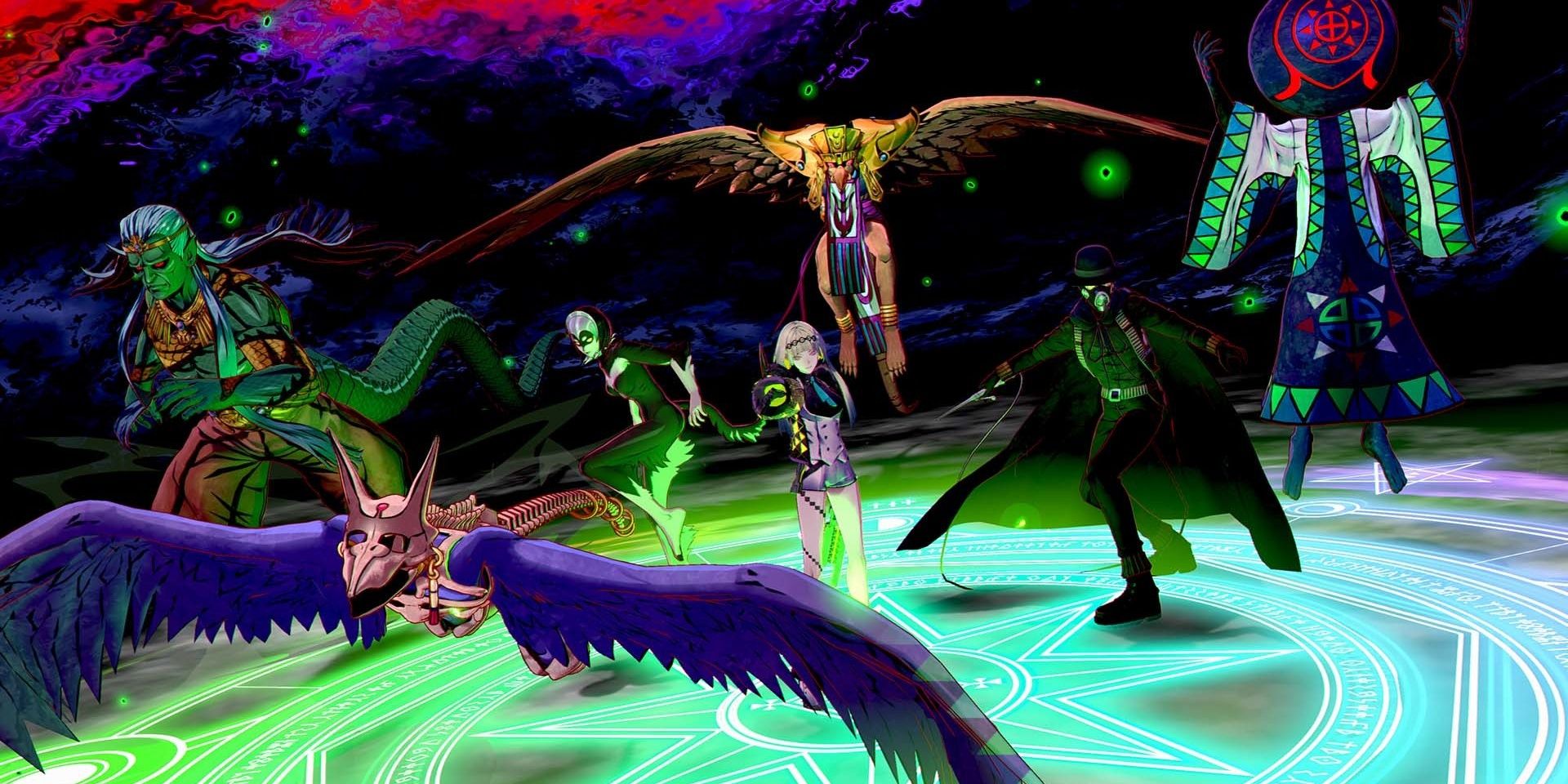 Ringo summons demons for a Sabbath in Soul Hackers 2