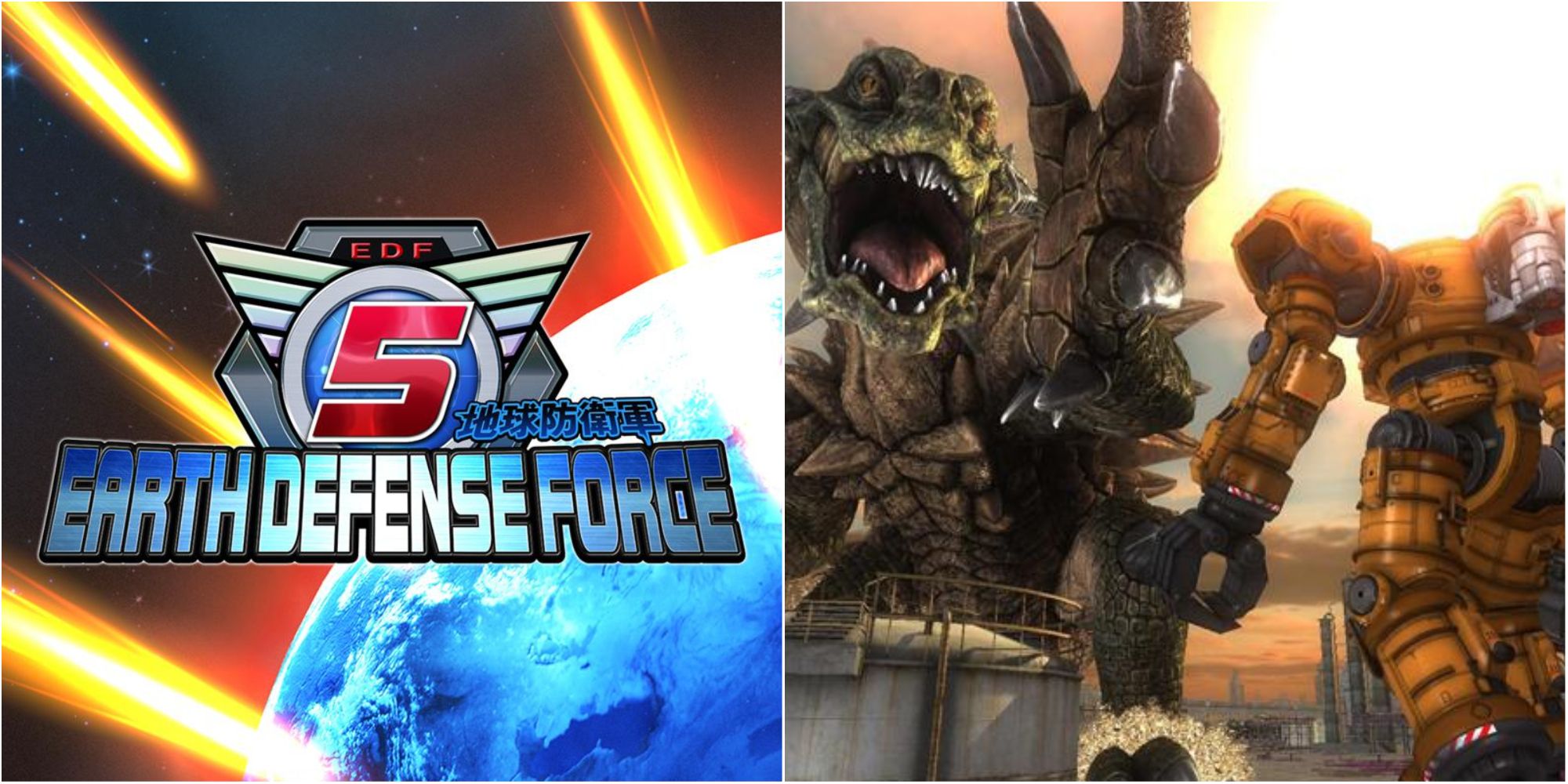 earth defese force 5 cover art and gameplay