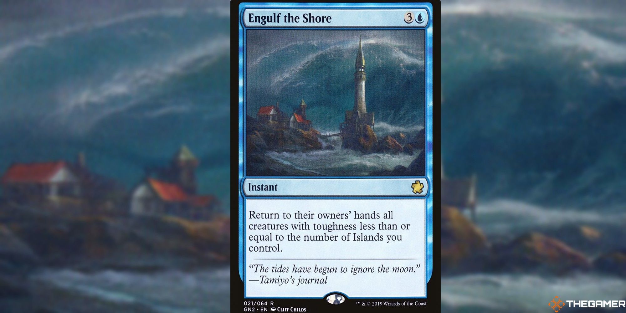 engulf the shore full card and art background