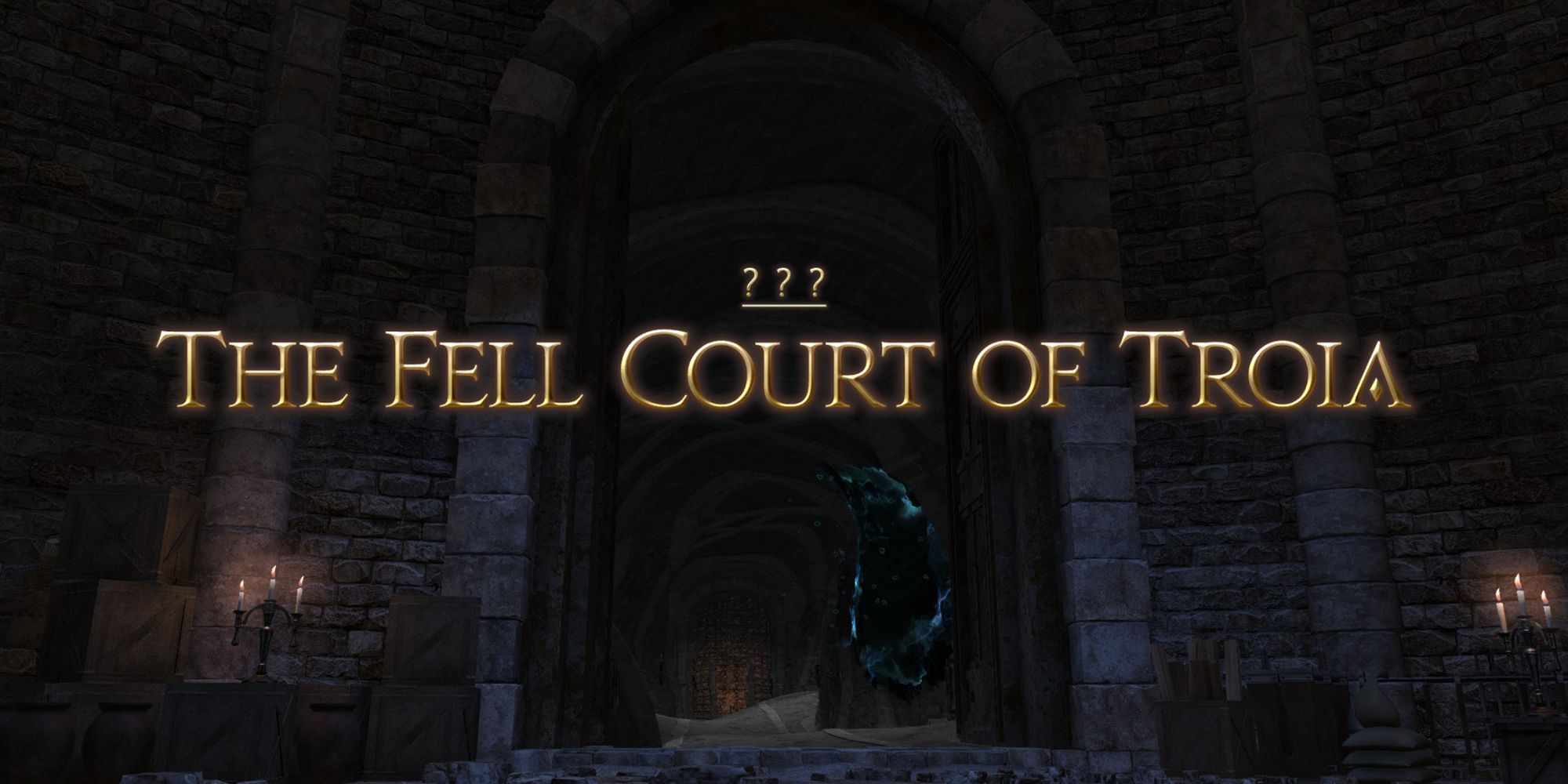ffxiv fell court of troia dungeon title intro