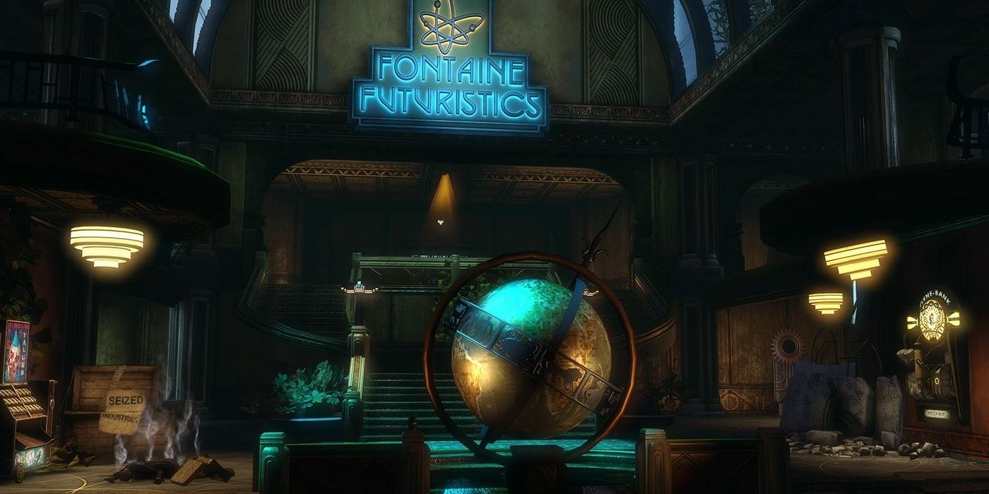 Fontaine Futuristics lobby in BioShock 2