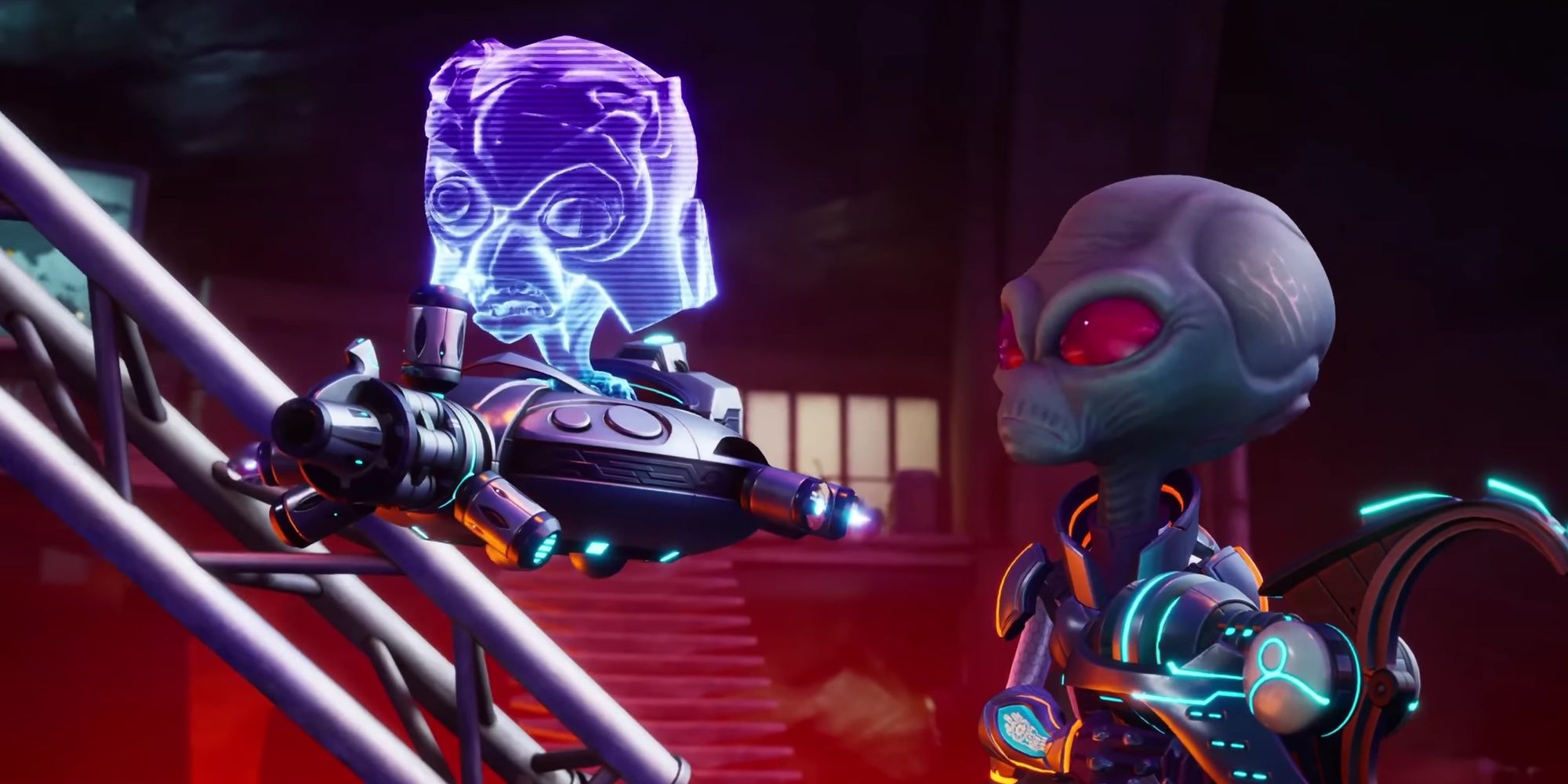 Destroy All Humans 2: Reprobed - The Holographic Turret Friend Gastro