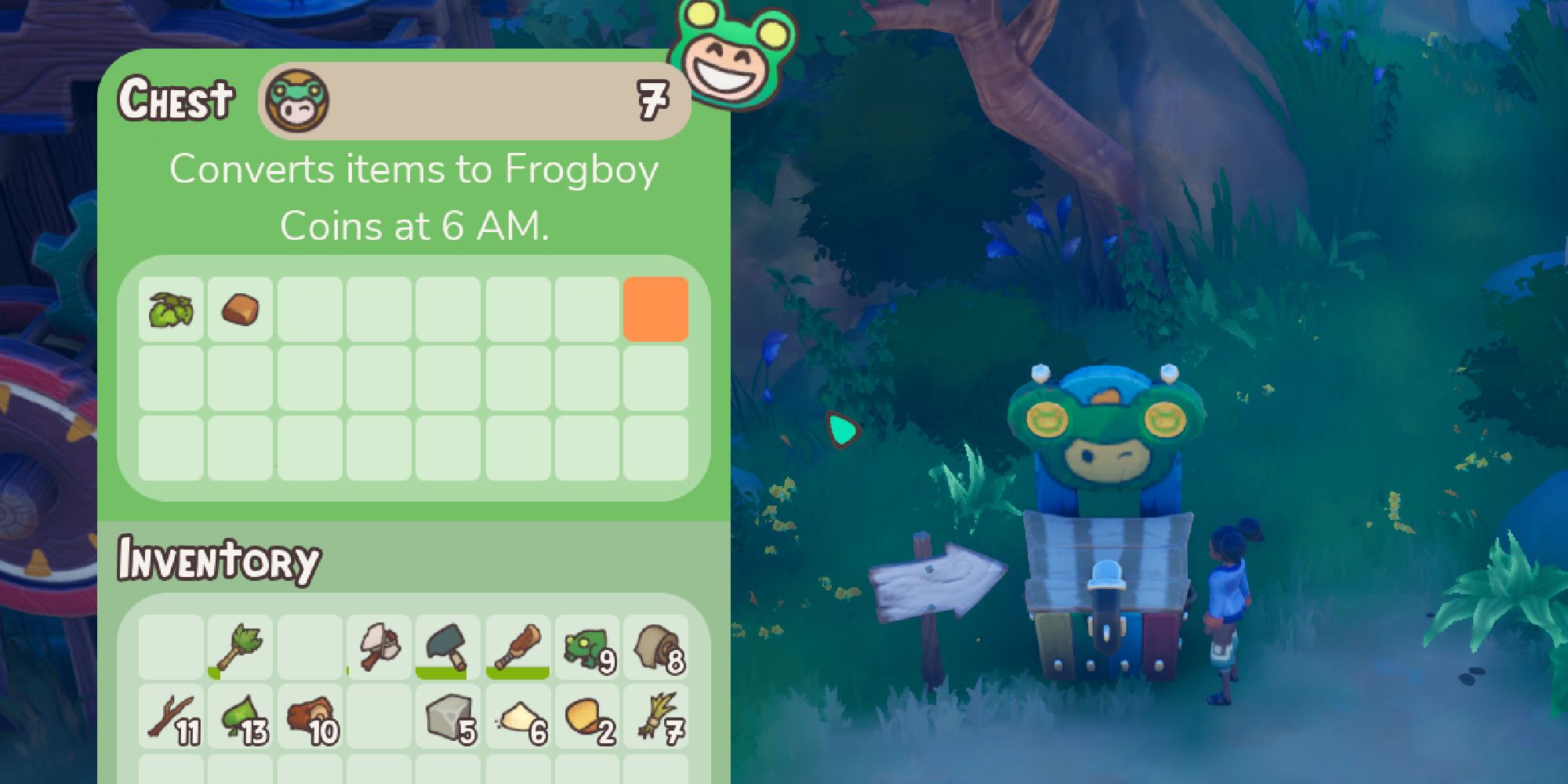 frogboy coin chest UI