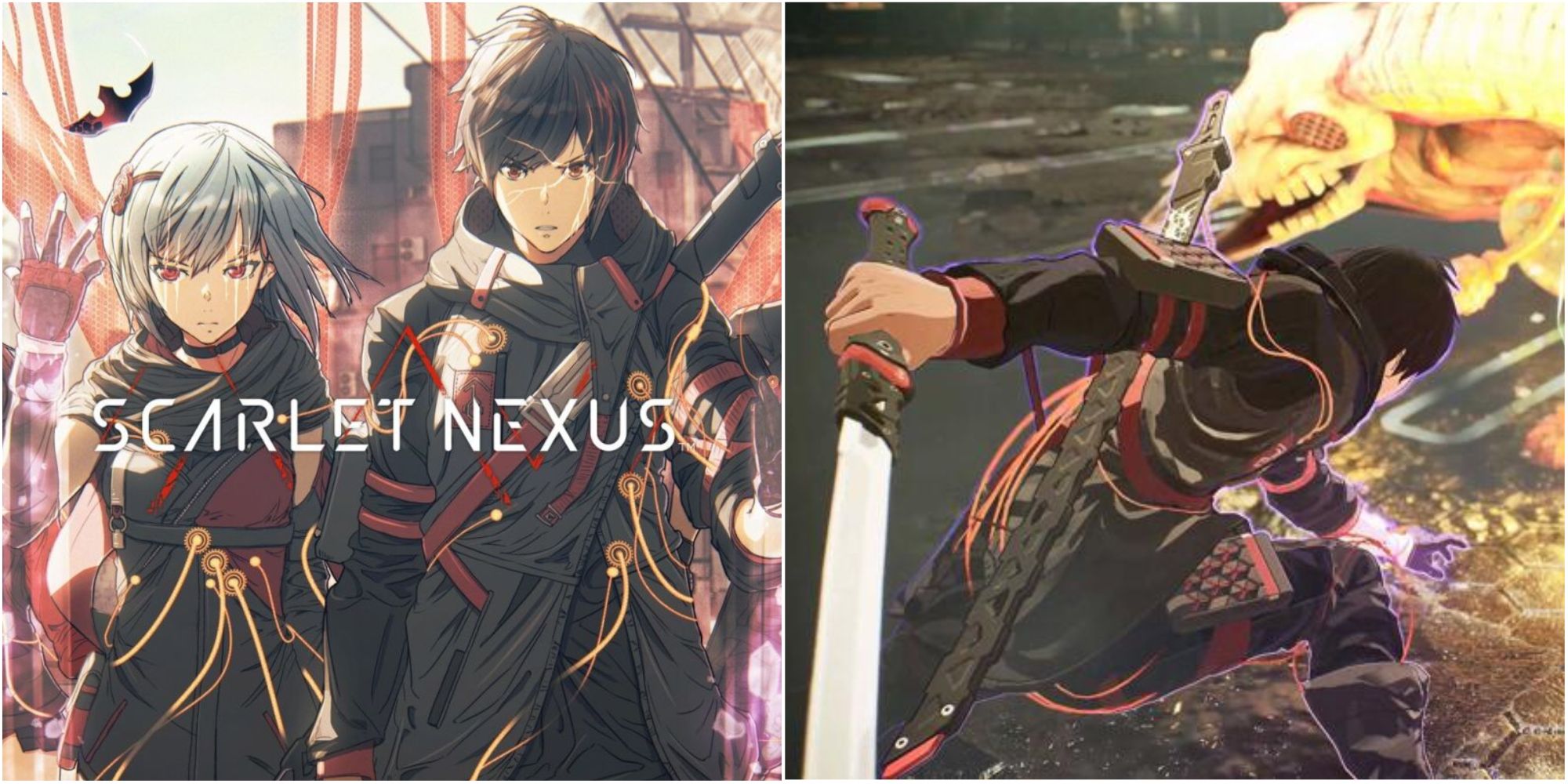 scarlet nexus cover & gameplay