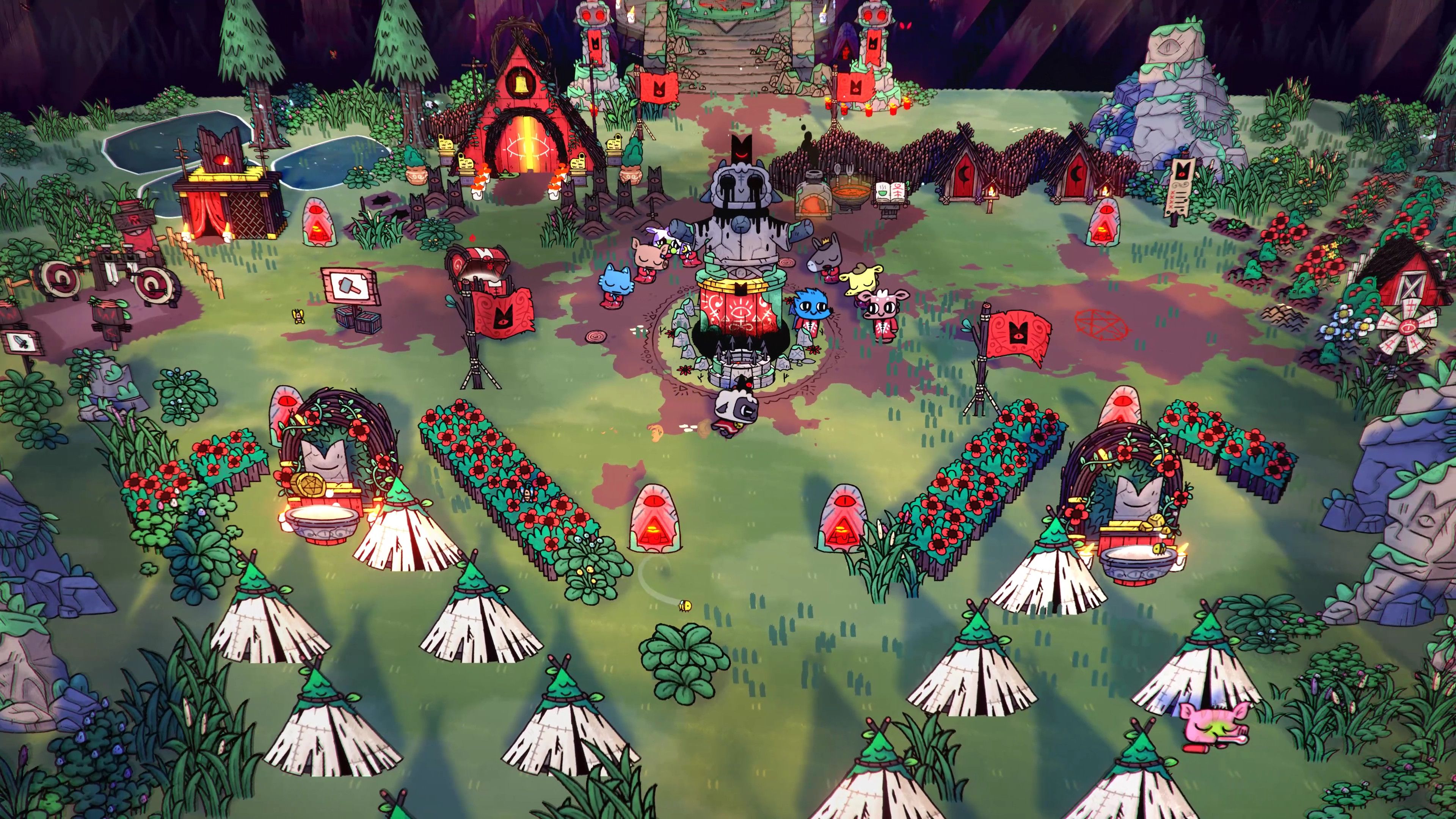 Cult of the Lamb review: Animal Crossing meets Dante's Inferno - Polygon