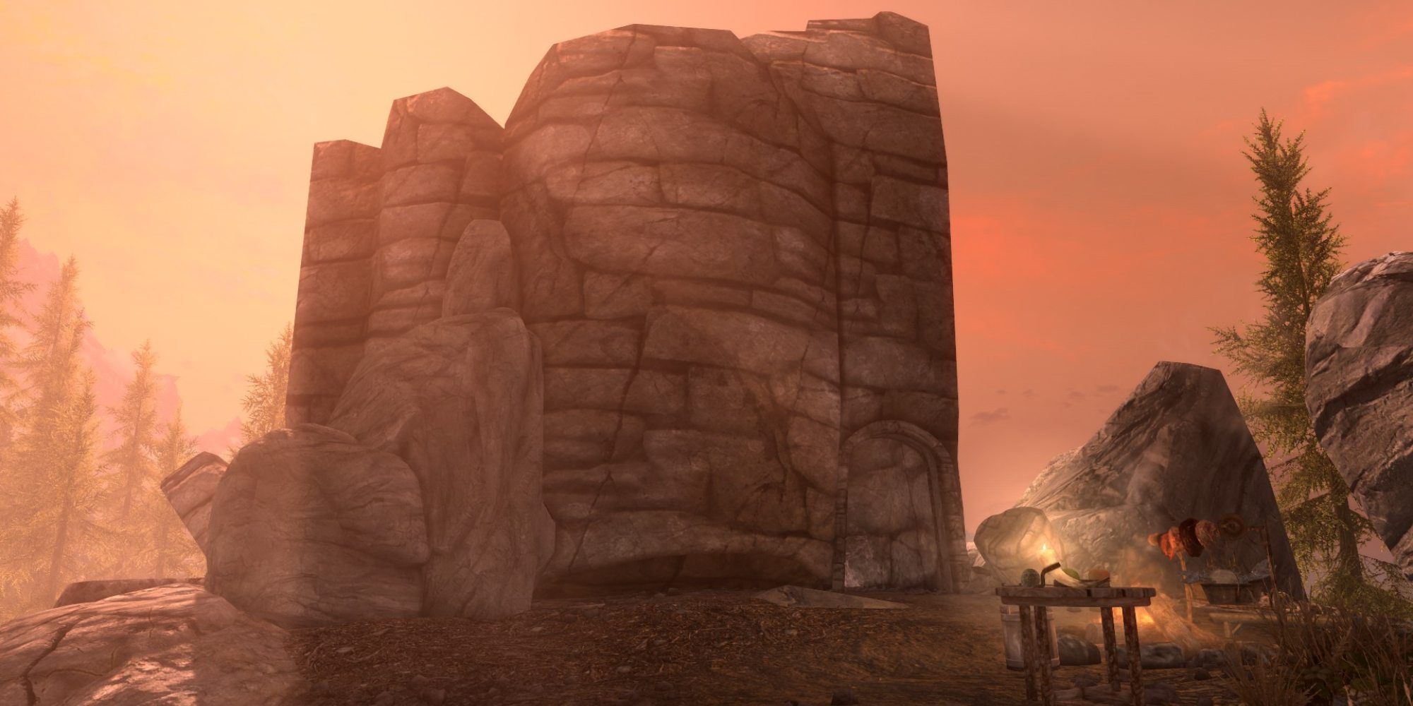 Skyrim screenshot of Ansilvund barrow.