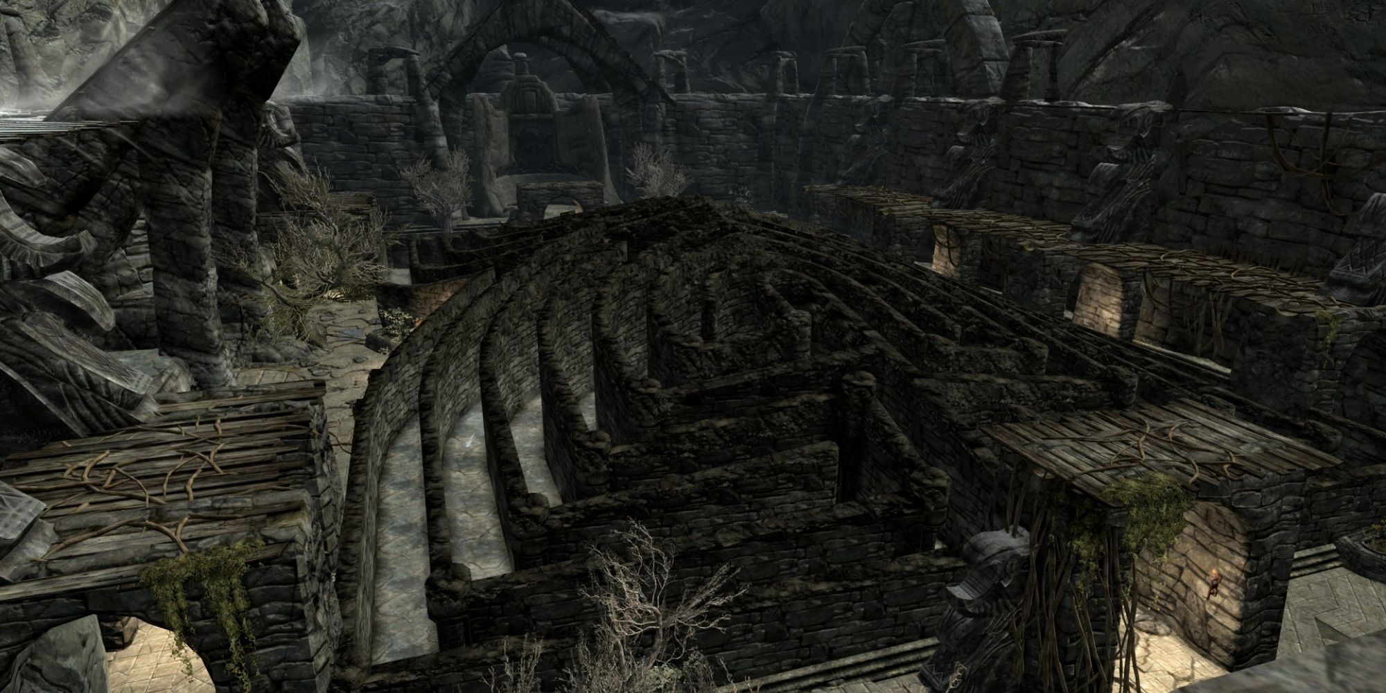 Skyrim screenshot from labyrinthian dungeon.