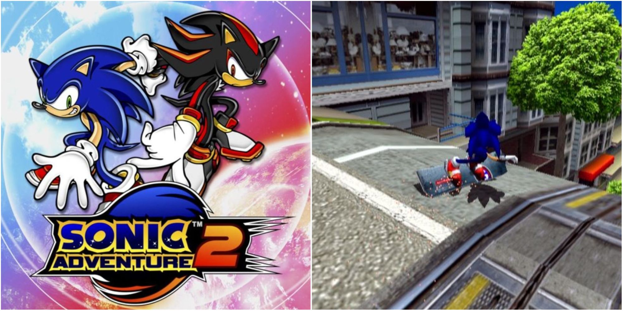 sonic adventure 2 cover & gameplay