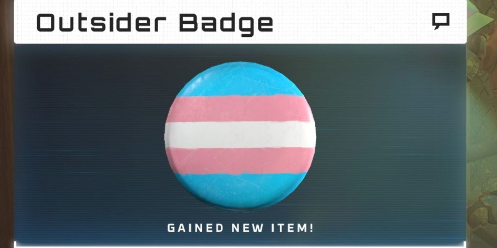 stray trans badge outsider pin