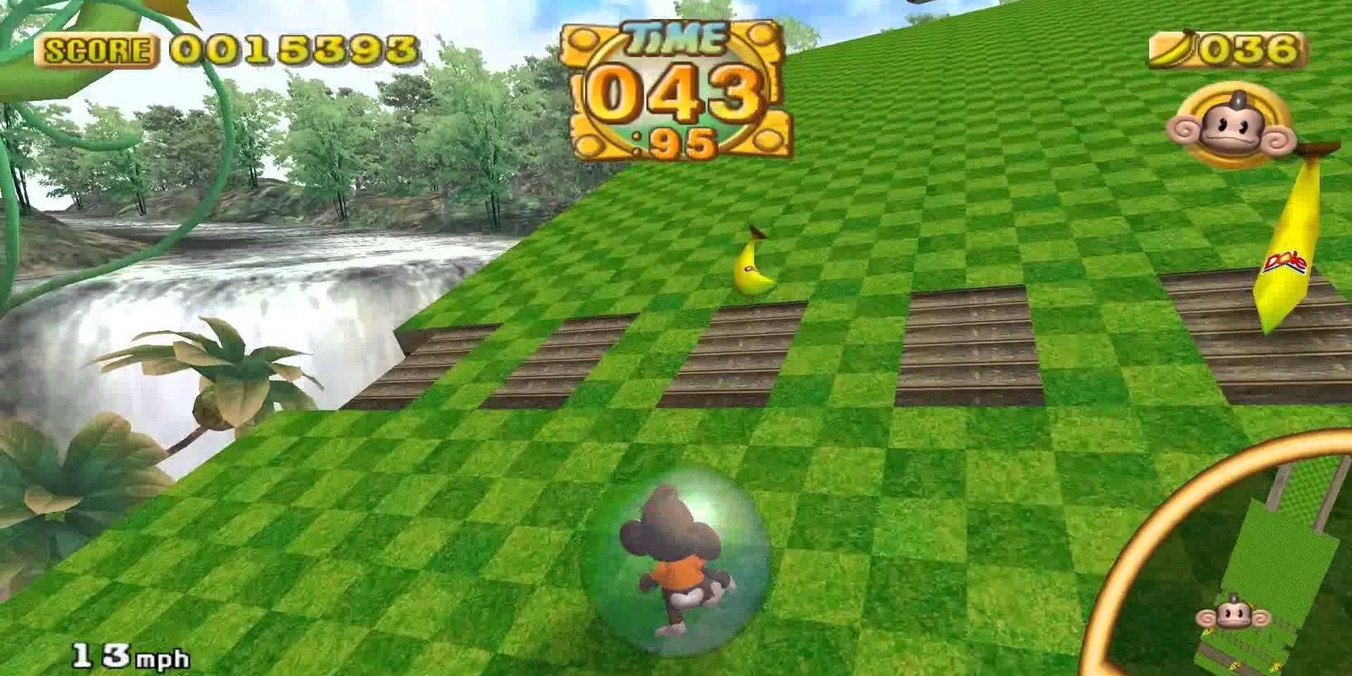 Super Monkey Ball 2 one of the starter levels
