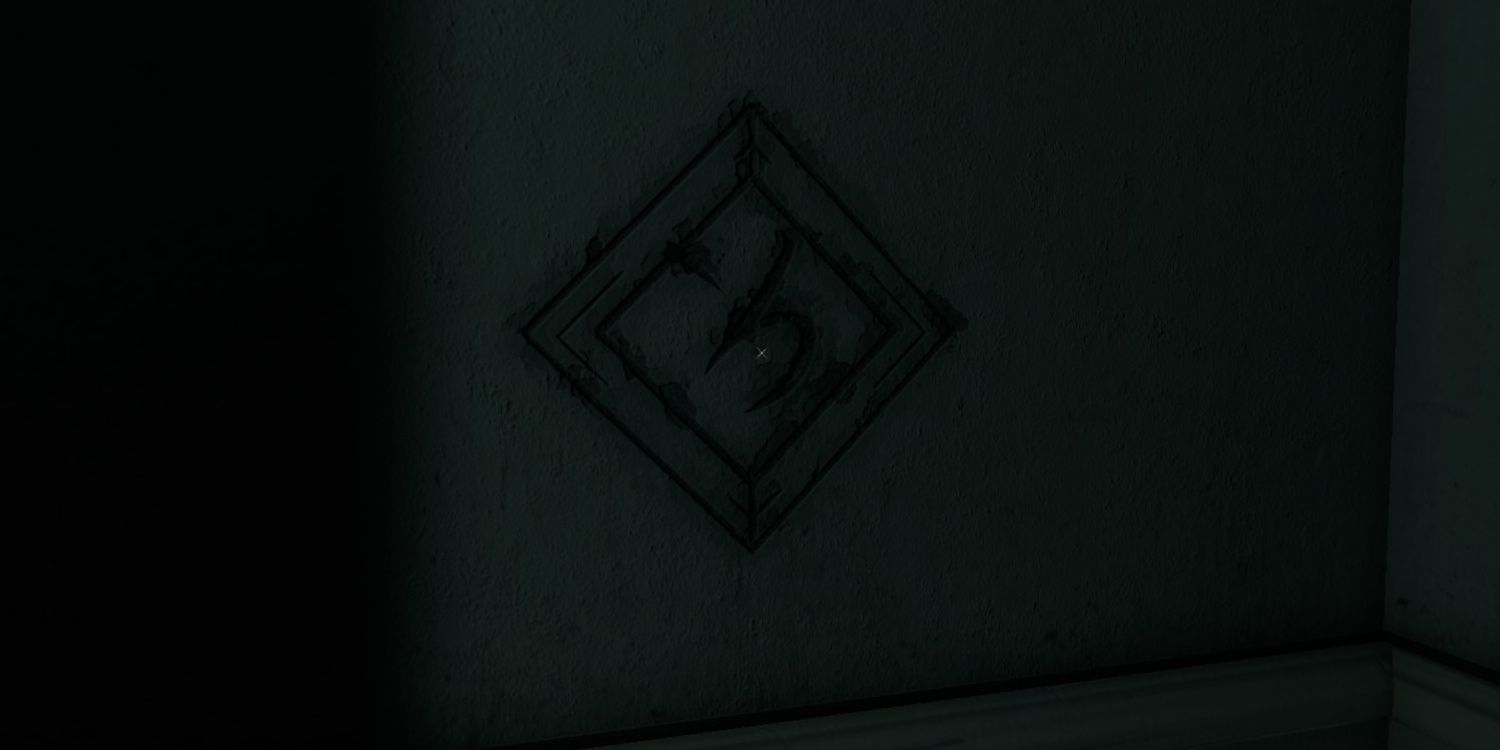 A symbol on the wall