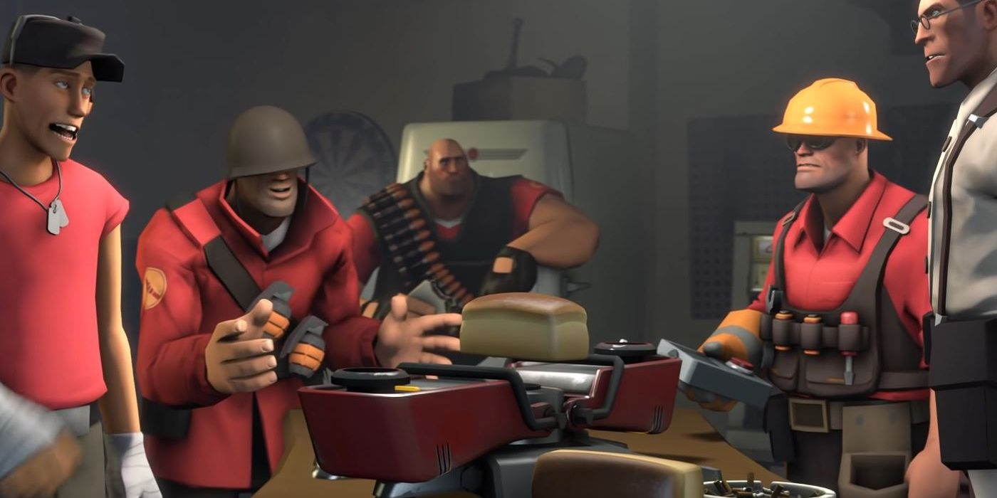 Teleporting bread in Team Fortress 2's Expiration Date short