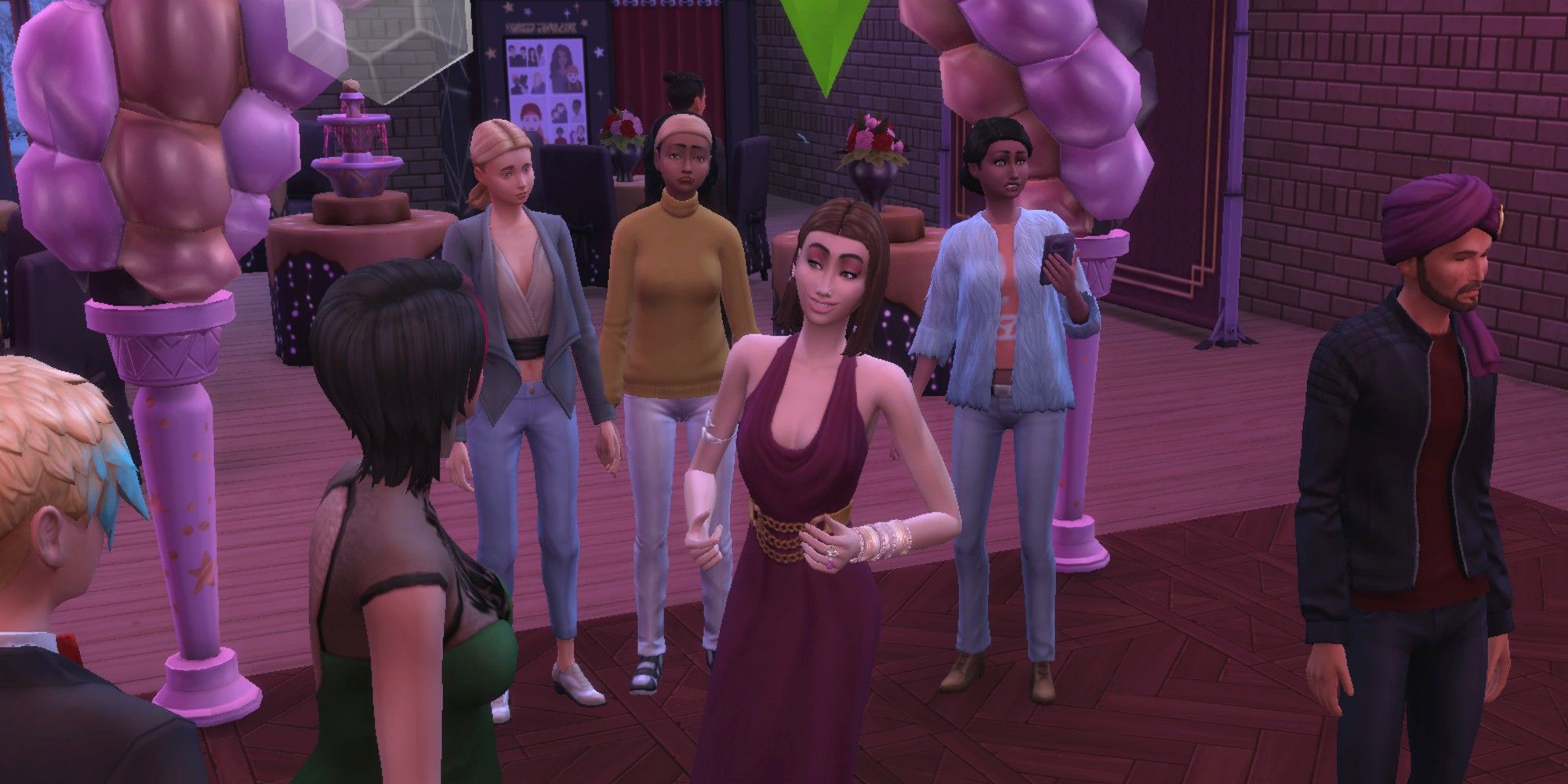 the sims 4 high school years expansion pack prom dancing outfit drink dance floor