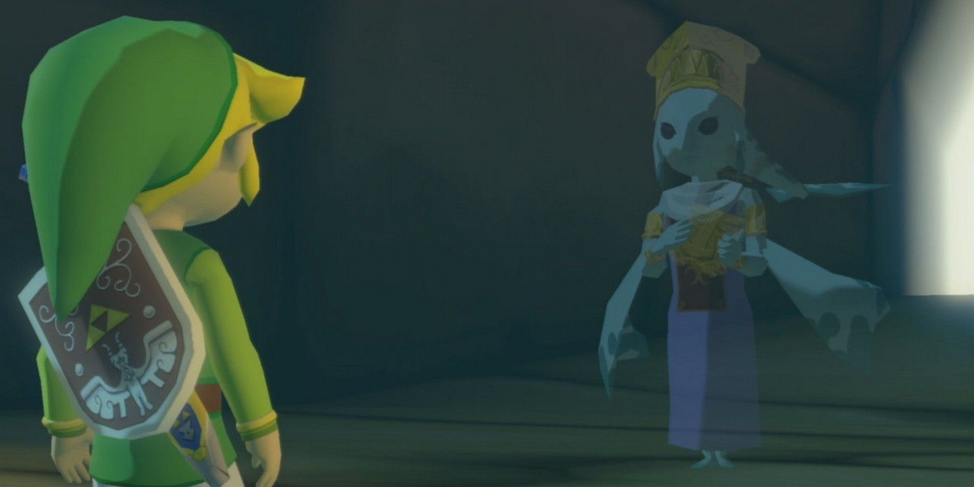 Link and Laruto in The Wind Waker
