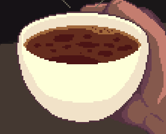 Dark Chocolate In Coffee Talk