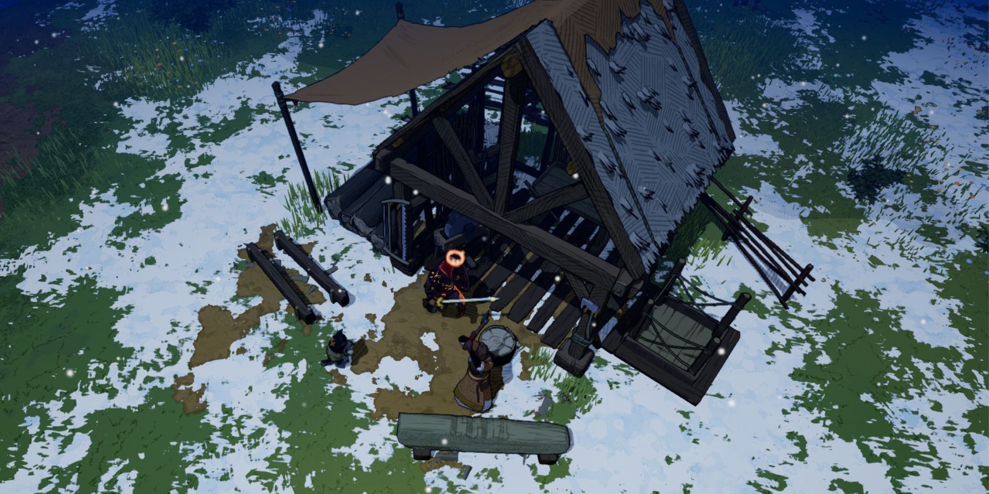a running and upgraded Lumberyard during the endless winter
